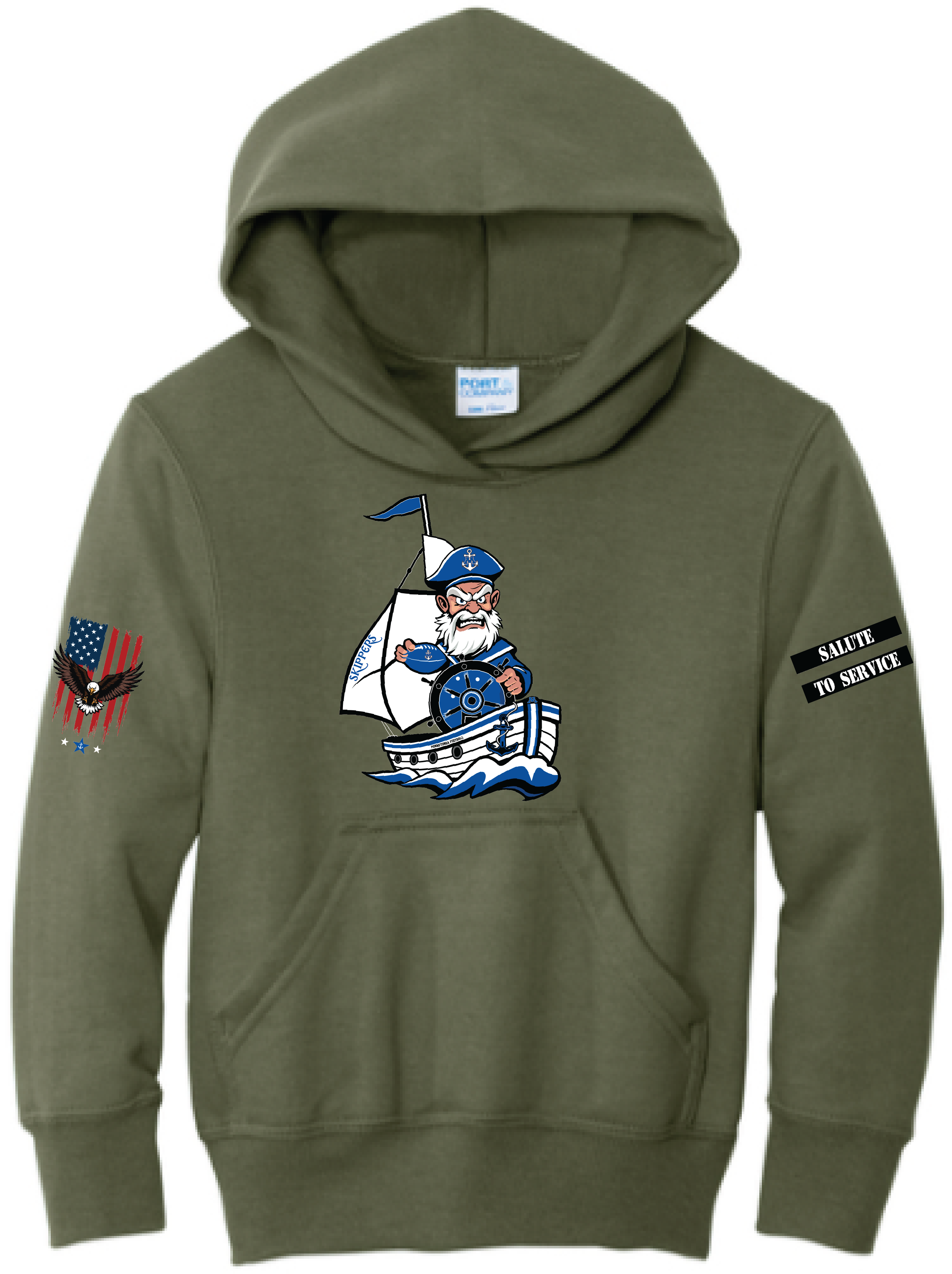 Youth TFA Salute To Service Core Fleece Hooded Sweatshirt