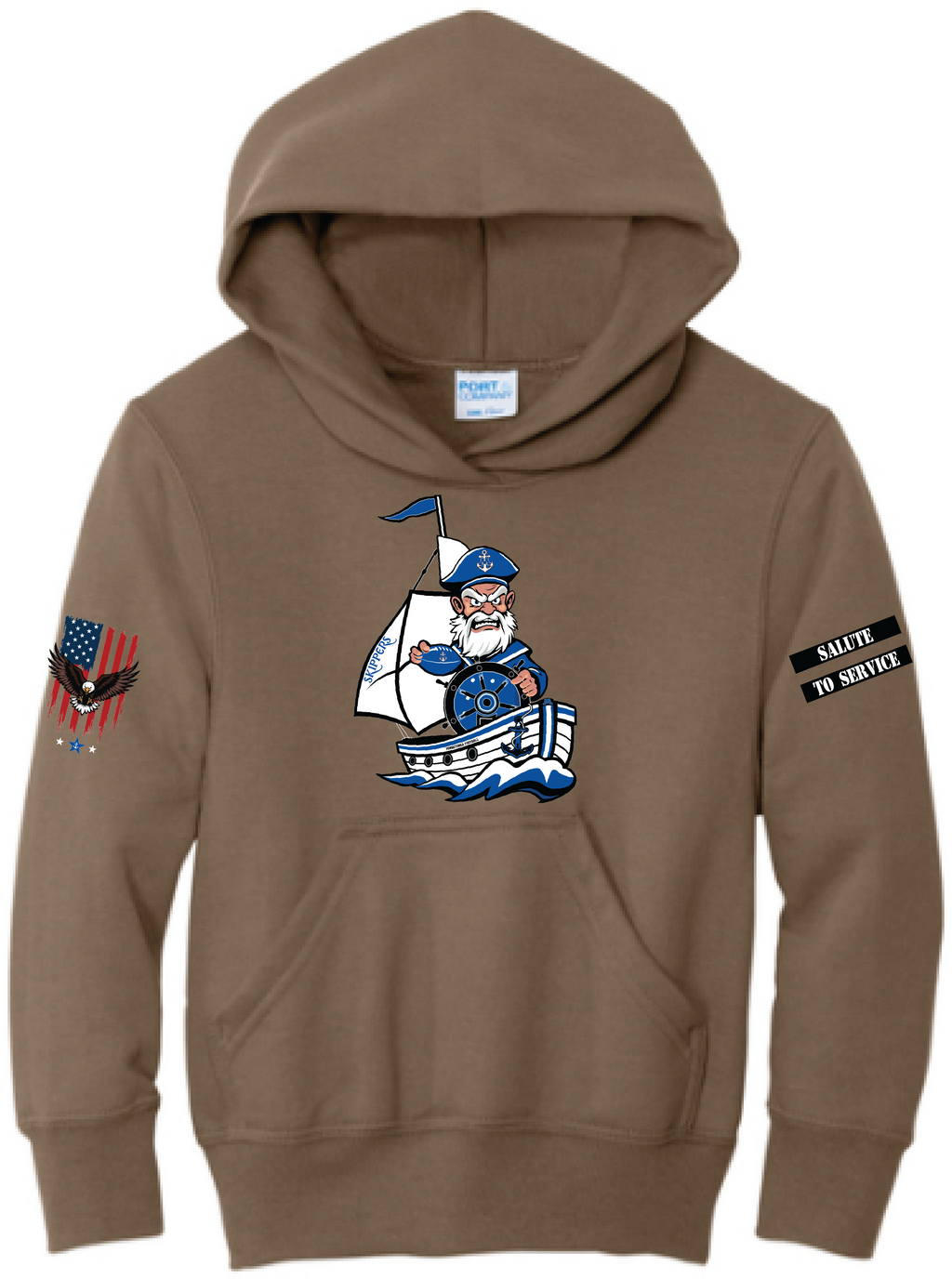 Youth TFA Salute To Service Core Fleece Hooded Sweatshirt