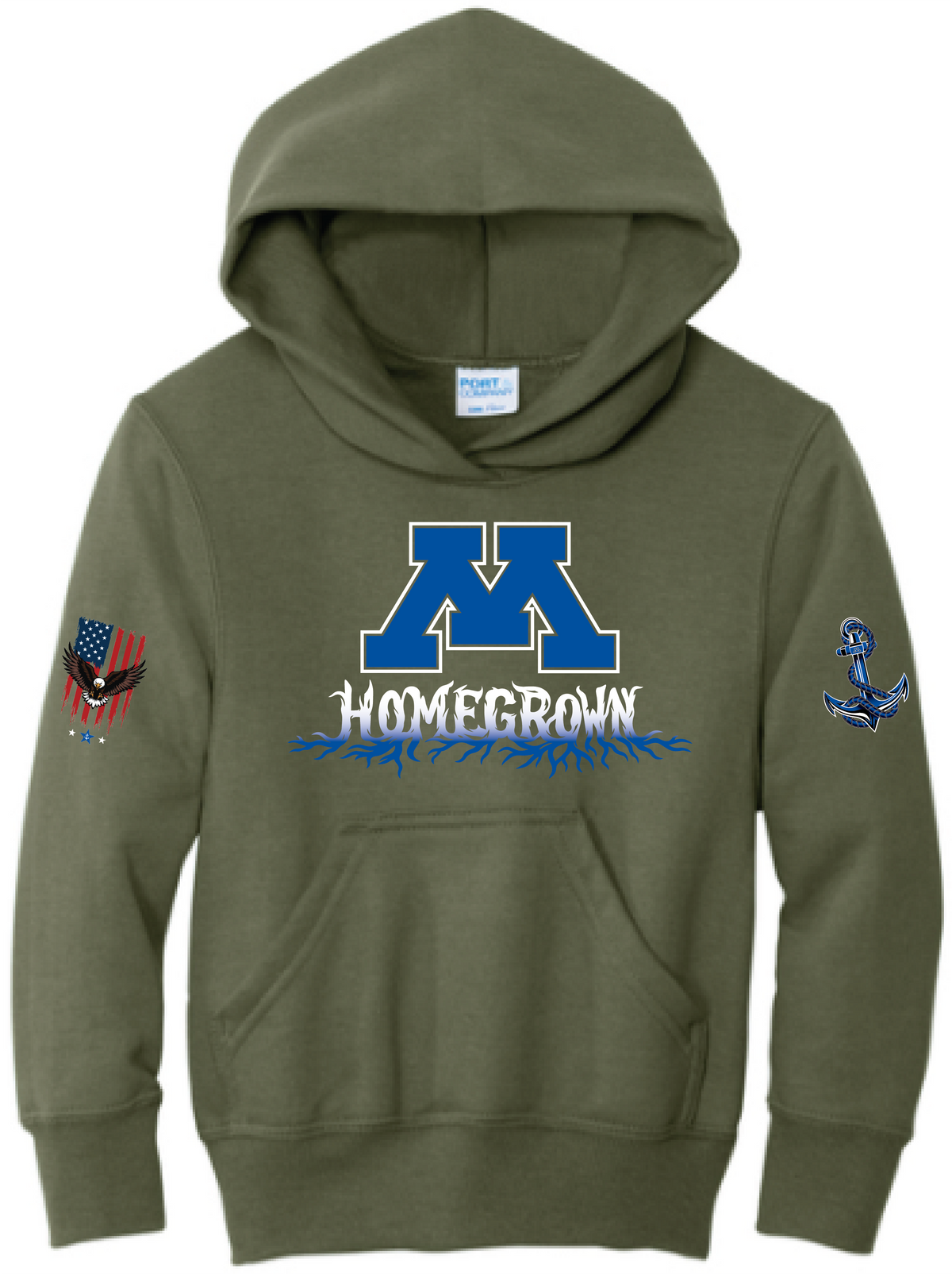 Youth TFA Honor The Brave Core Fleece Hooded Sweatshirt