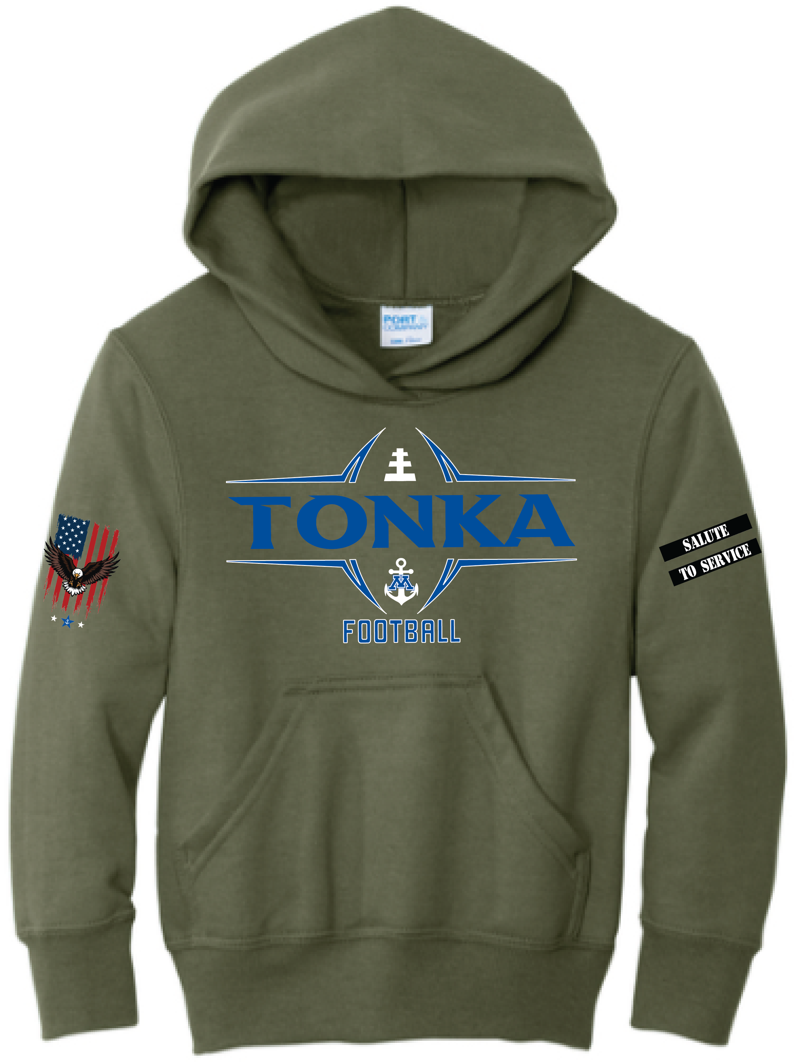Youth TFA Salute To Service Core Fleece Hooded Sweatshirt