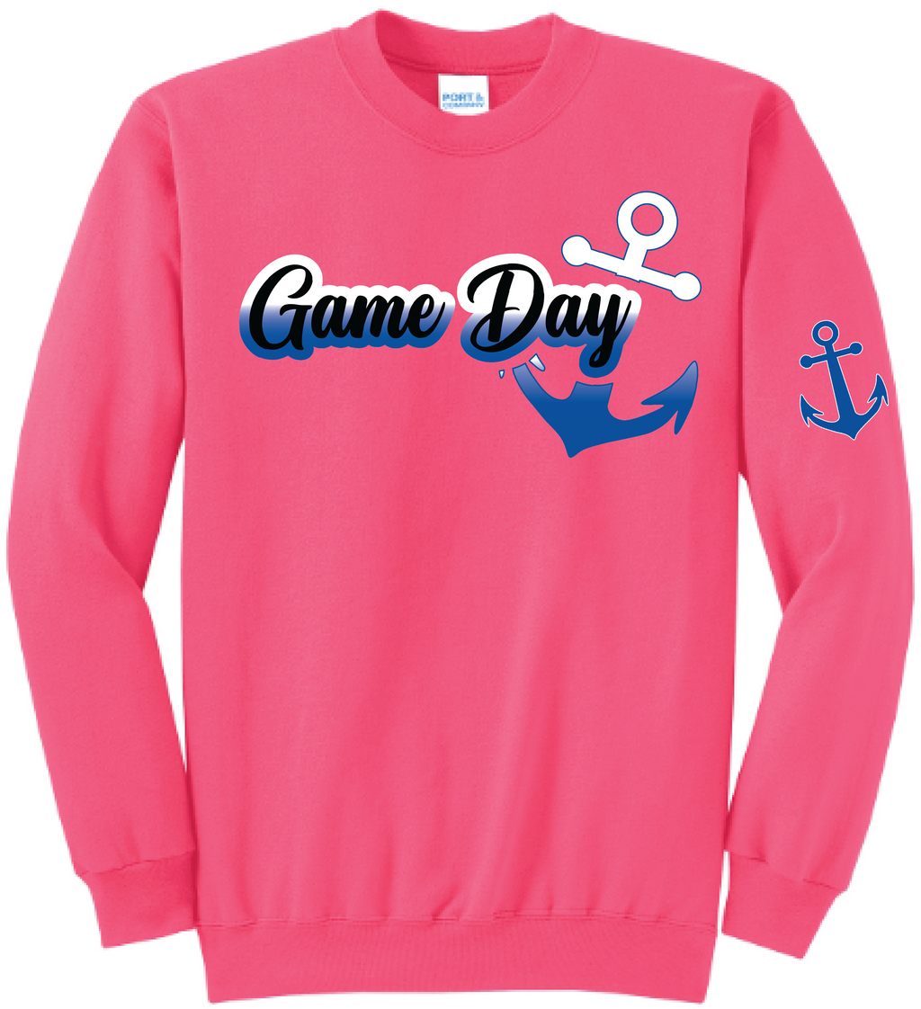 Show Your Pink Women's Football Core Fleece Crewneck Sweatshirt