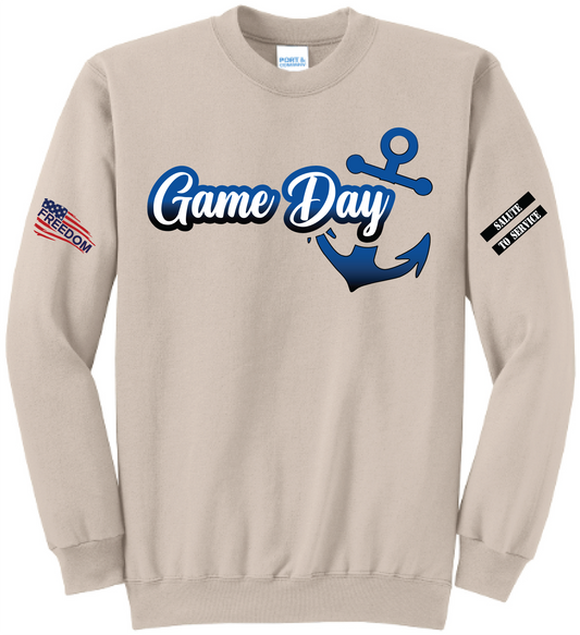 Salute to Service Women's Football Core Fleece Crewneck Sweatshirt