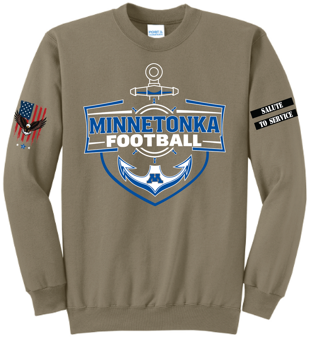 Unisex TFA Salute To Service Core Fleece Crewneck Sweatshirt