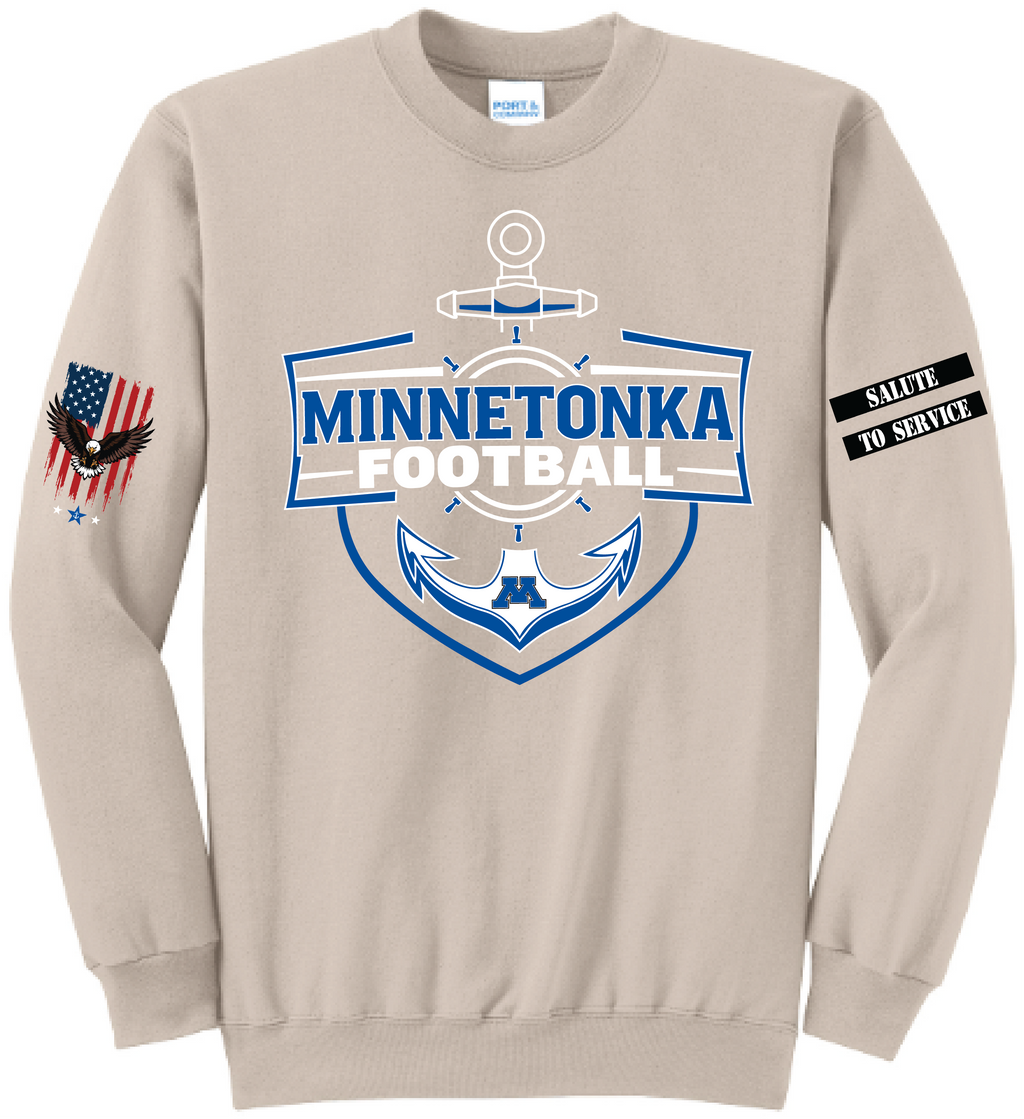 Unisex TFA Salute To Service Core Fleece Crewneck Sweatshirt