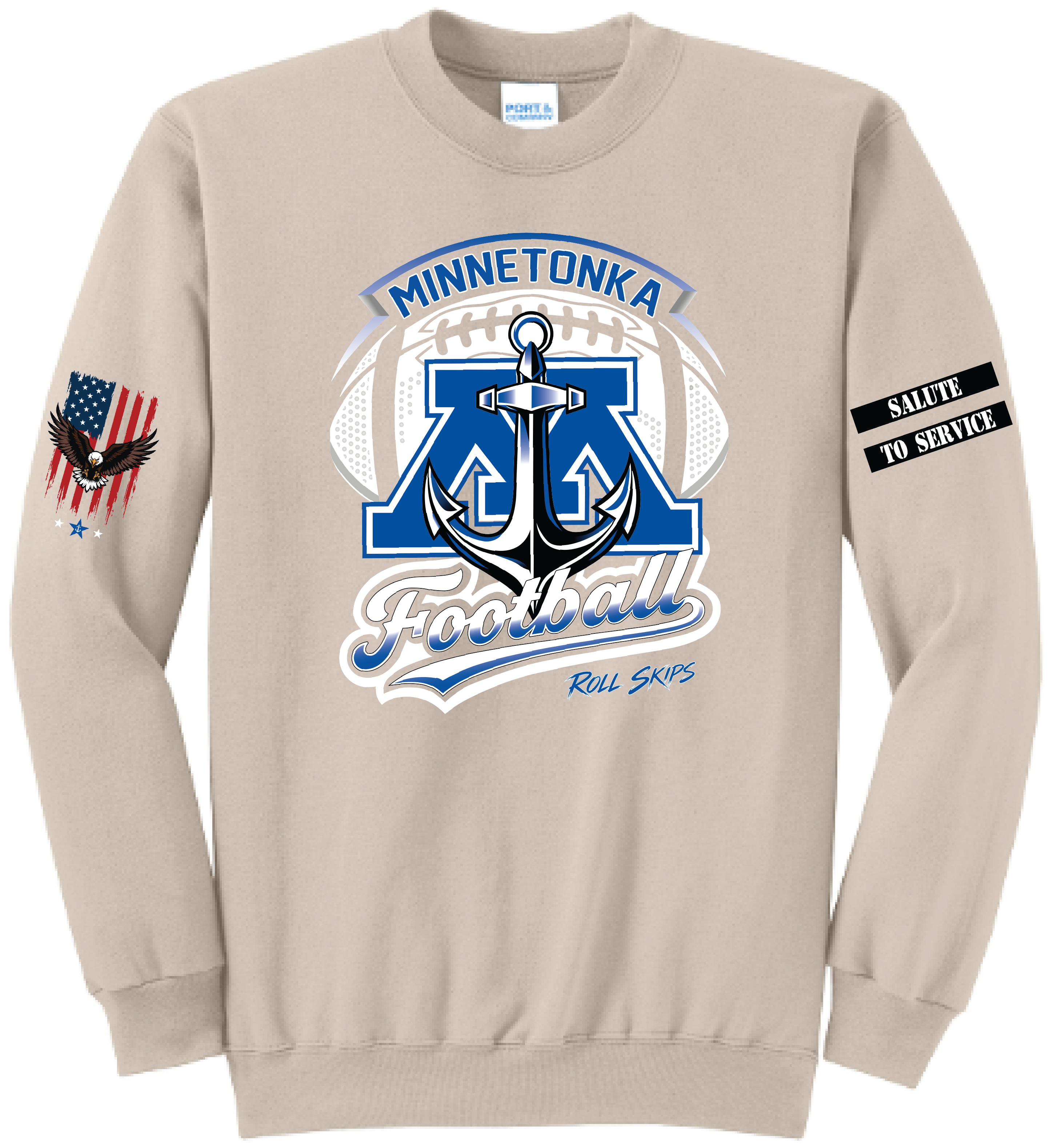 Unisex TFA Salute To Service Core Fleece Crewneck Sweatshirt