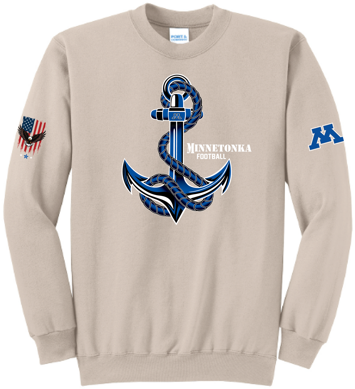 Unisex TFA Honor The Brave Core Fleece Crewneck Sweatshirt