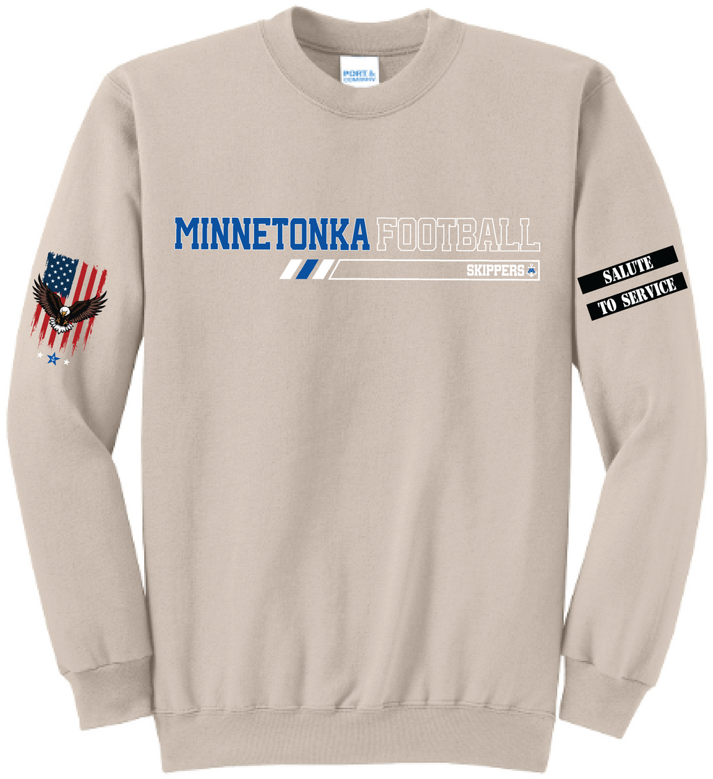 Unisex TFA Salute To Service Core Fleece Crewneck Sweatshirt