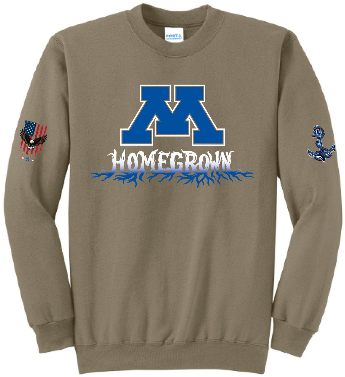 Unisex TFA Honor The Brave Core Fleece Crewneck Sweatshirt