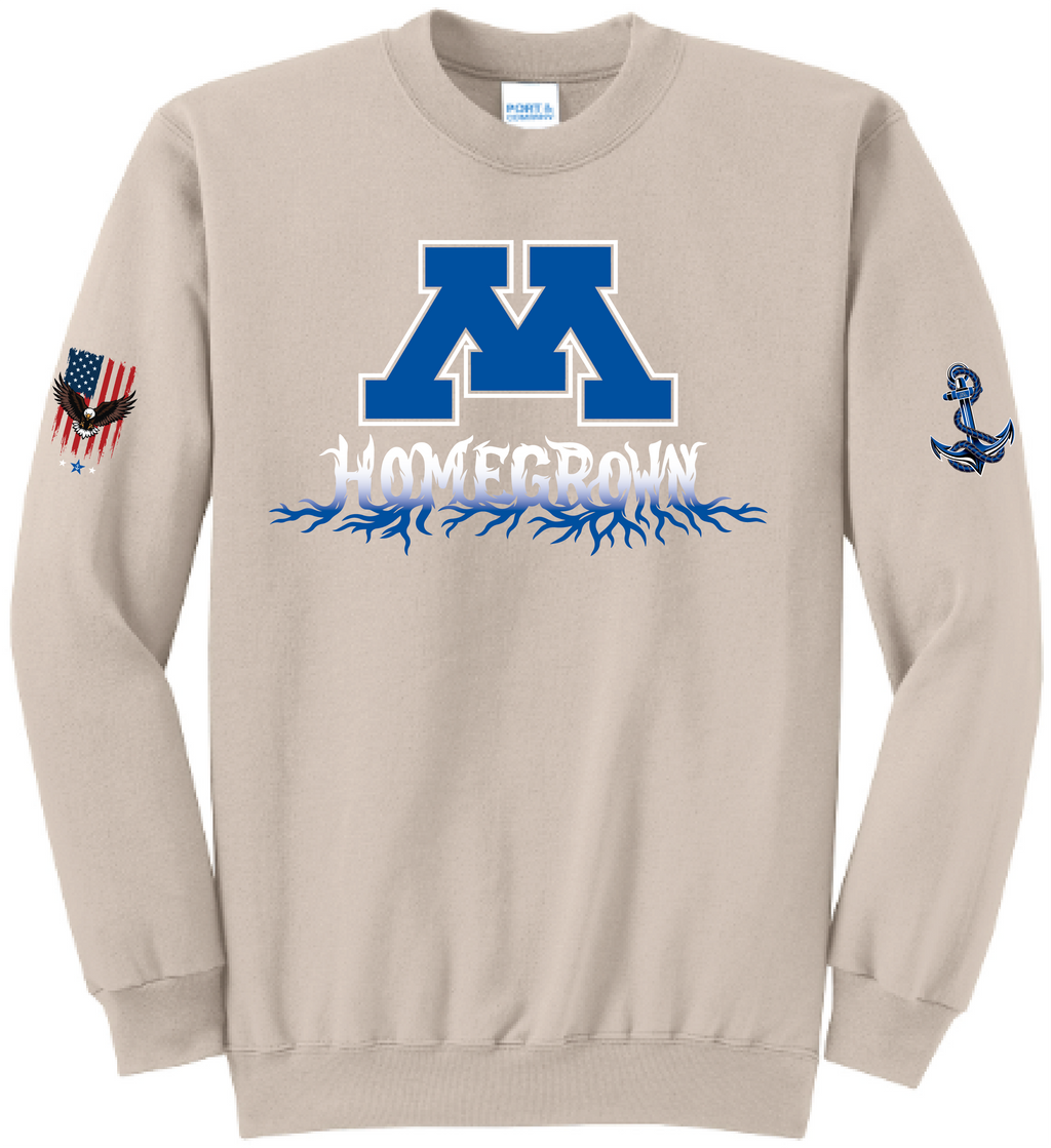 Unisex TFA Honor The Brave Core Fleece Crewneck Sweatshirt