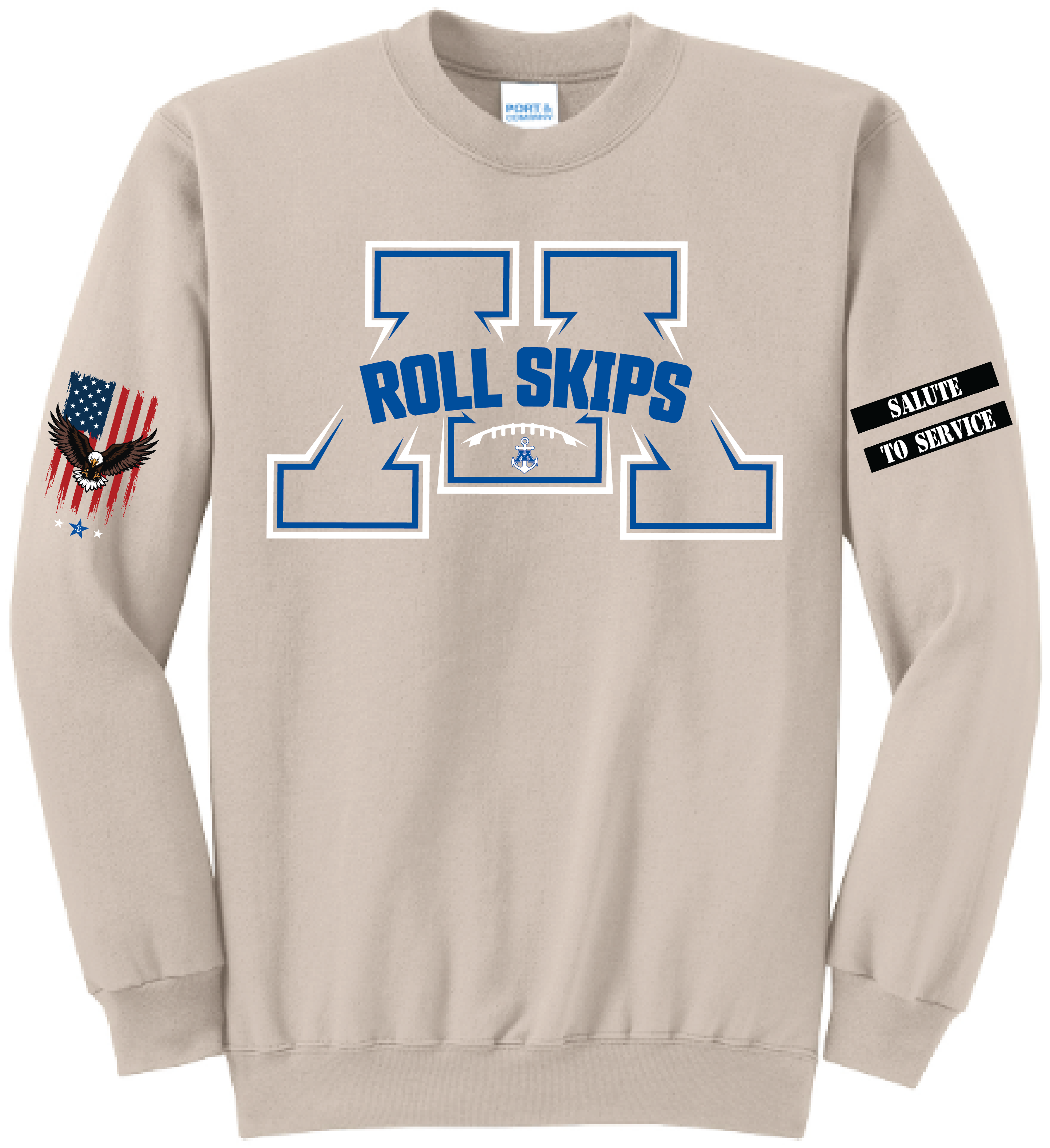 Unisex TFA Salute To Service Core Fleece Crewneck Sweatshirt