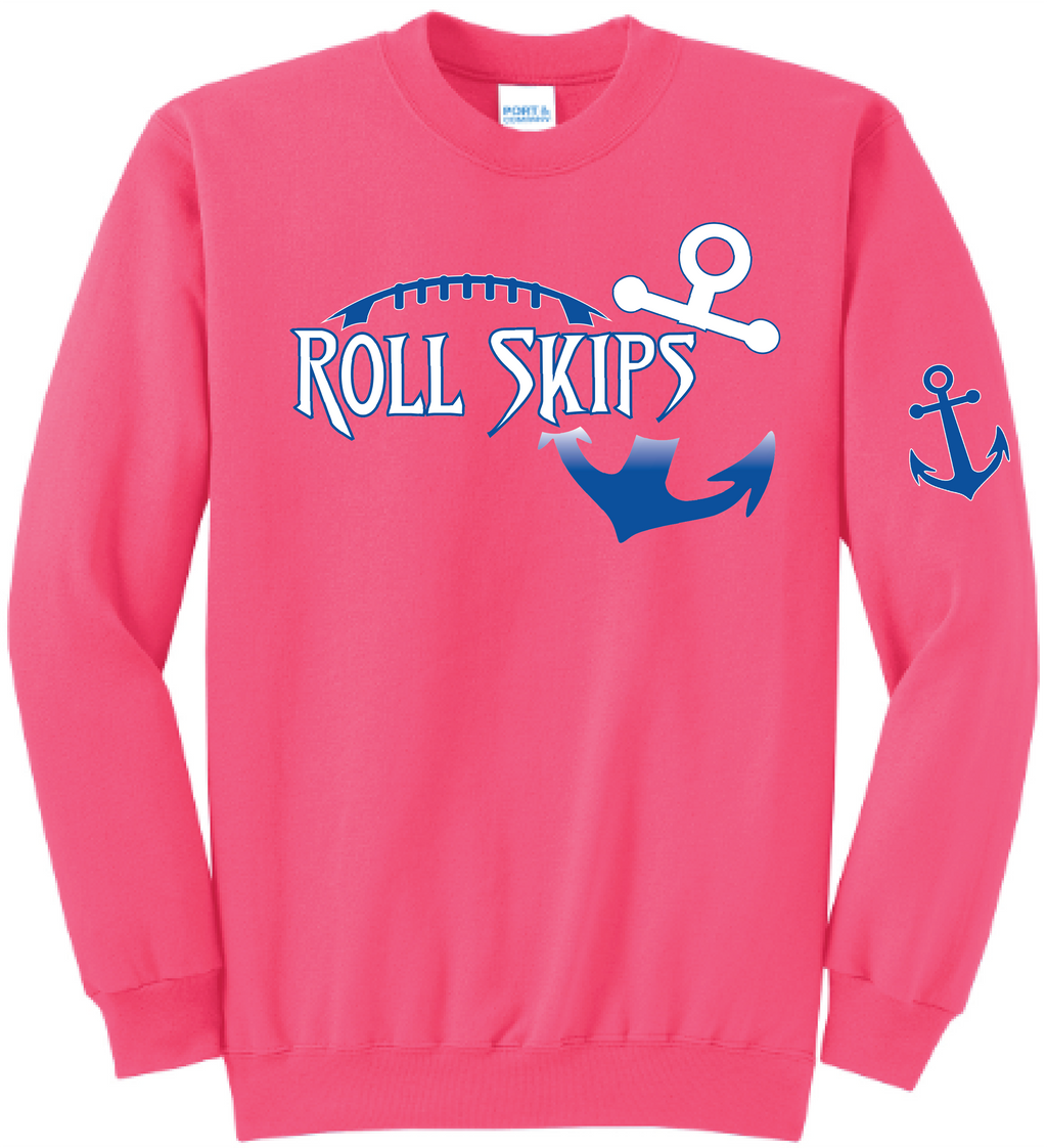 Show Your Pink Women's Football Core Fleece Crewneck Sweatshirt