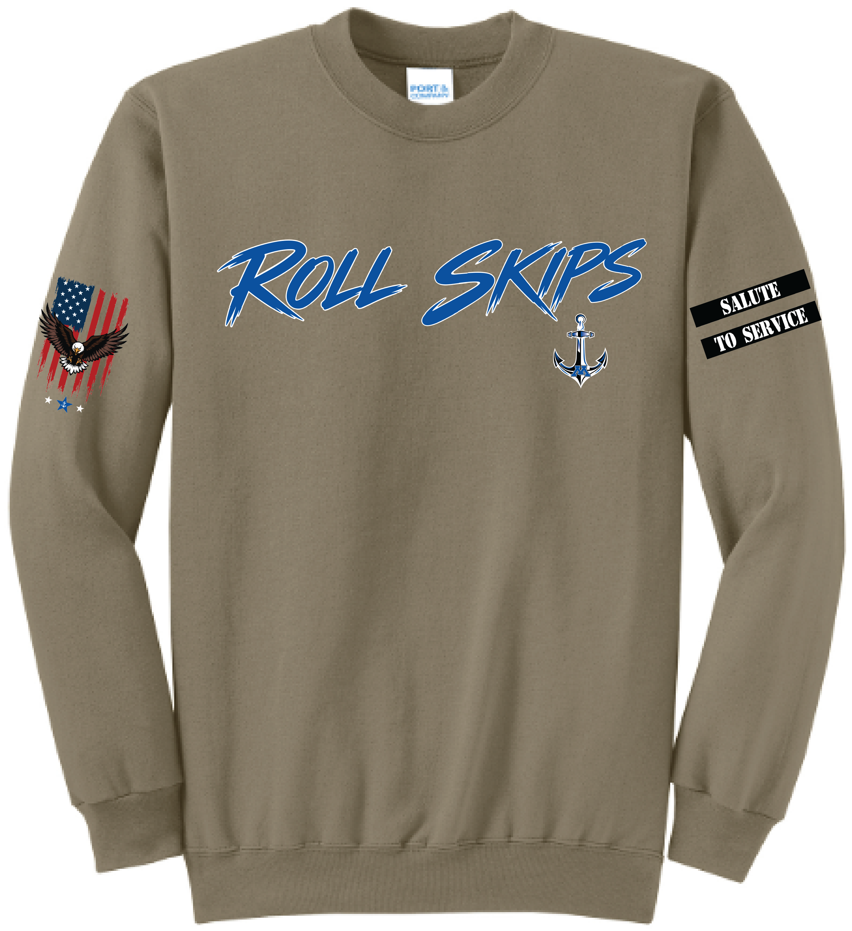 Unisex TFA Salute To Service Core Fleece Crewneck Sweatshirt