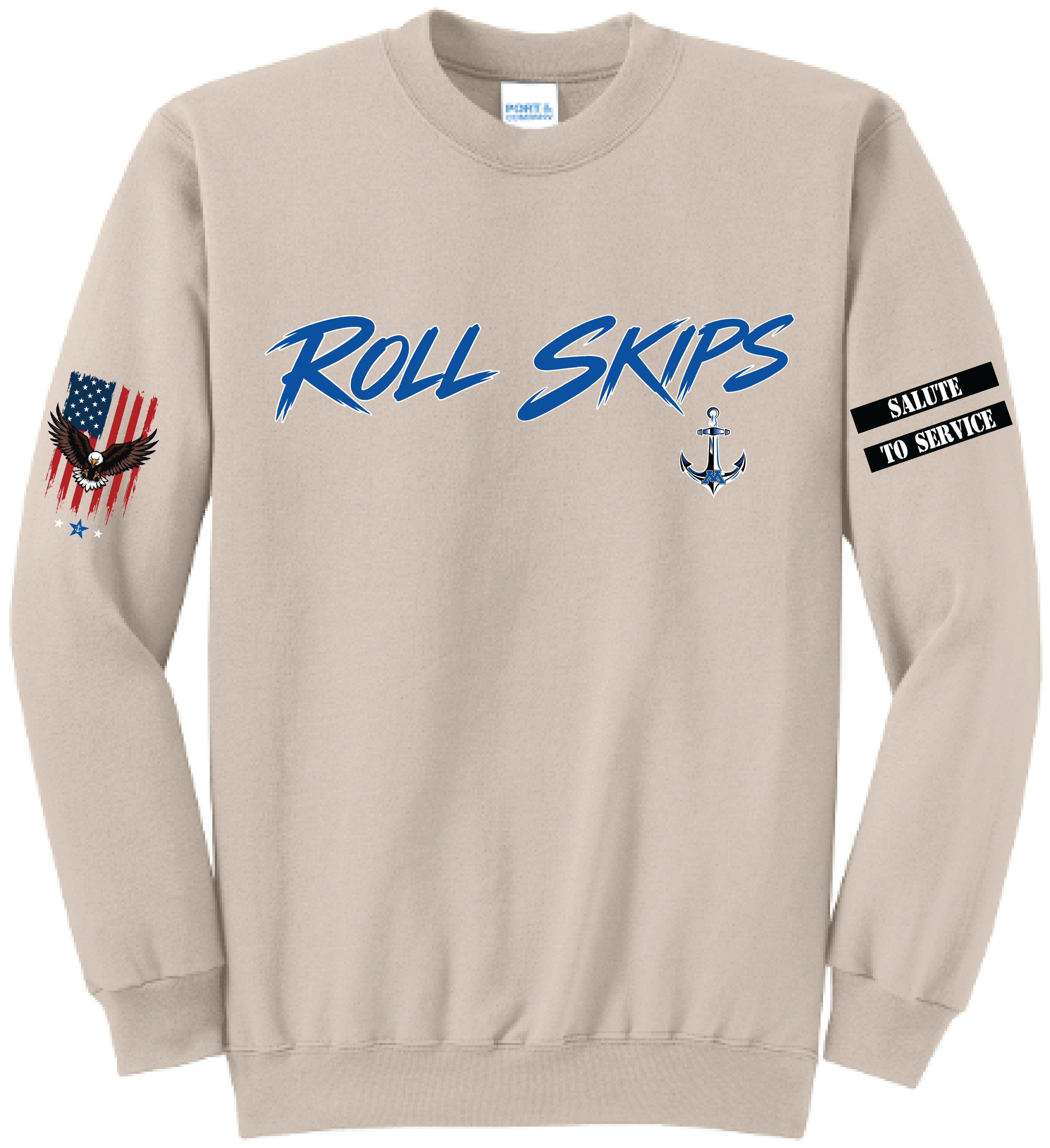 Unisex TFA Salute To Service Core Fleece Crewneck Sweatshirt
