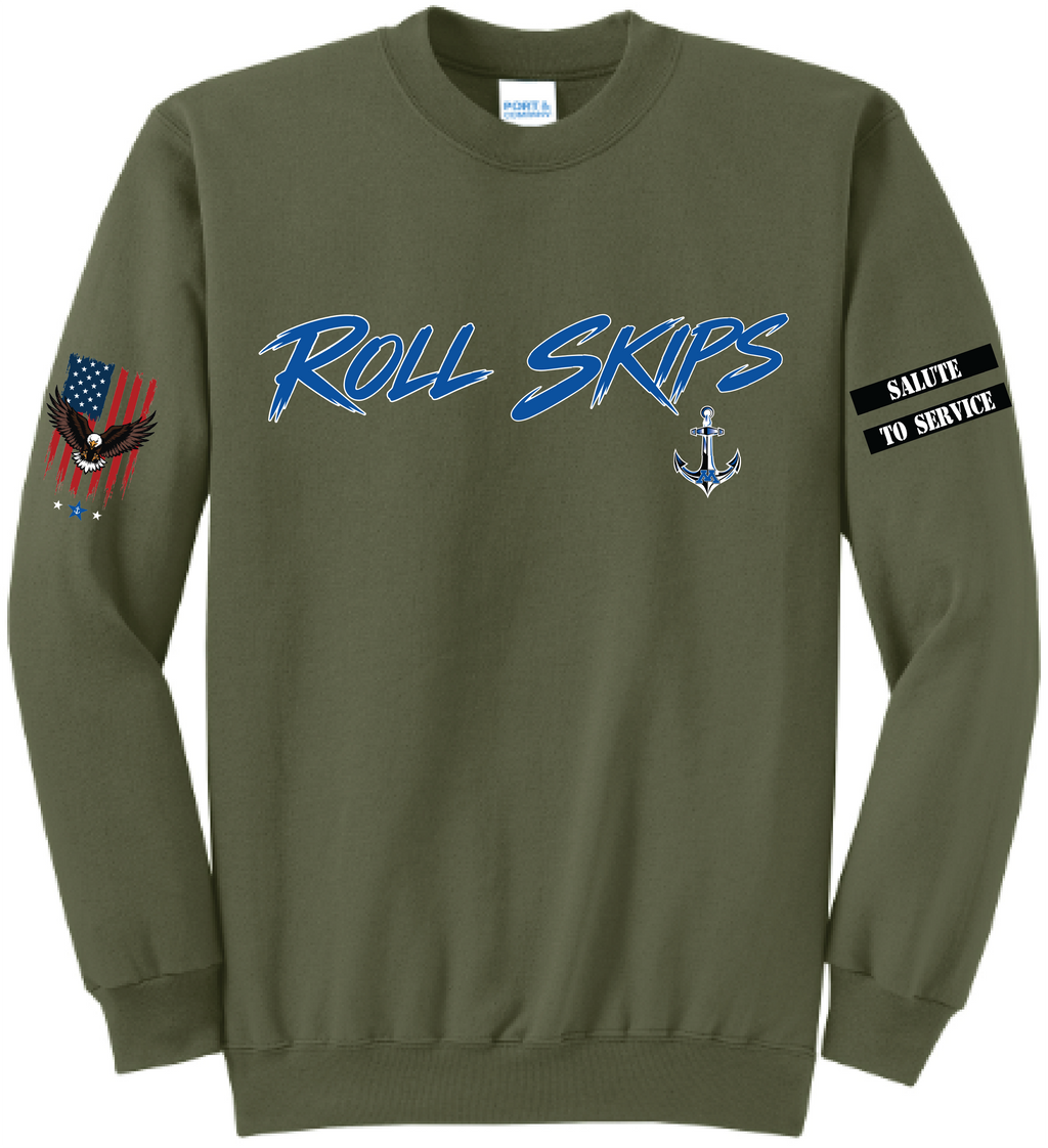 Unisex TFA Salute To Service Core Fleece Crewneck Sweatshirt