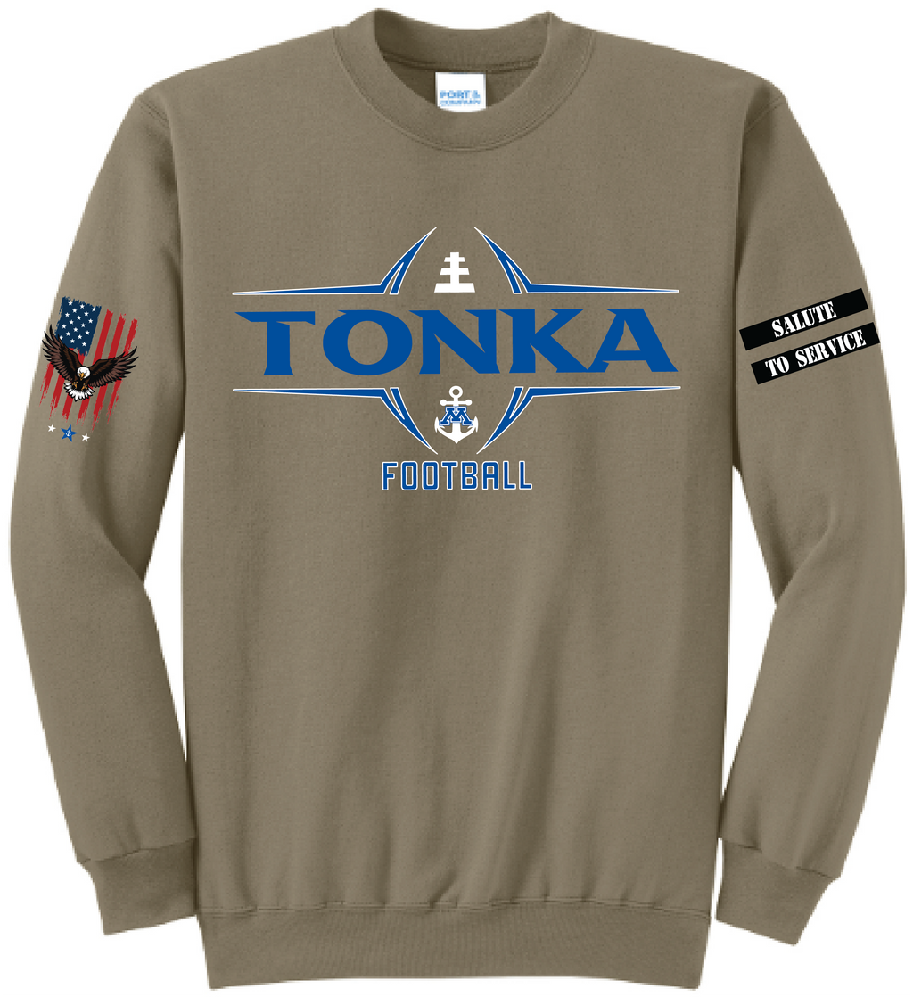 Unisex TFA Salute To Service Core Fleece Crewneck Sweatshirt