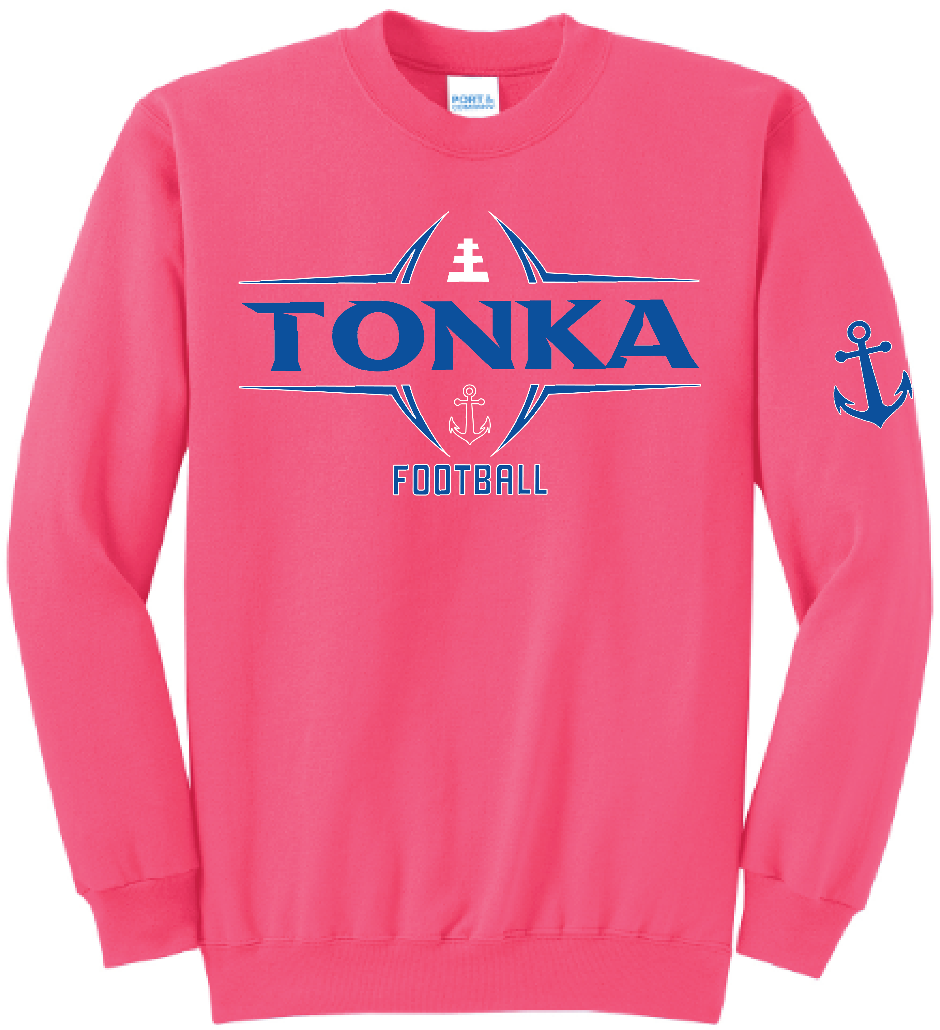 Show Your Pink Men's Core Fleece Crewneck Sweatshirt