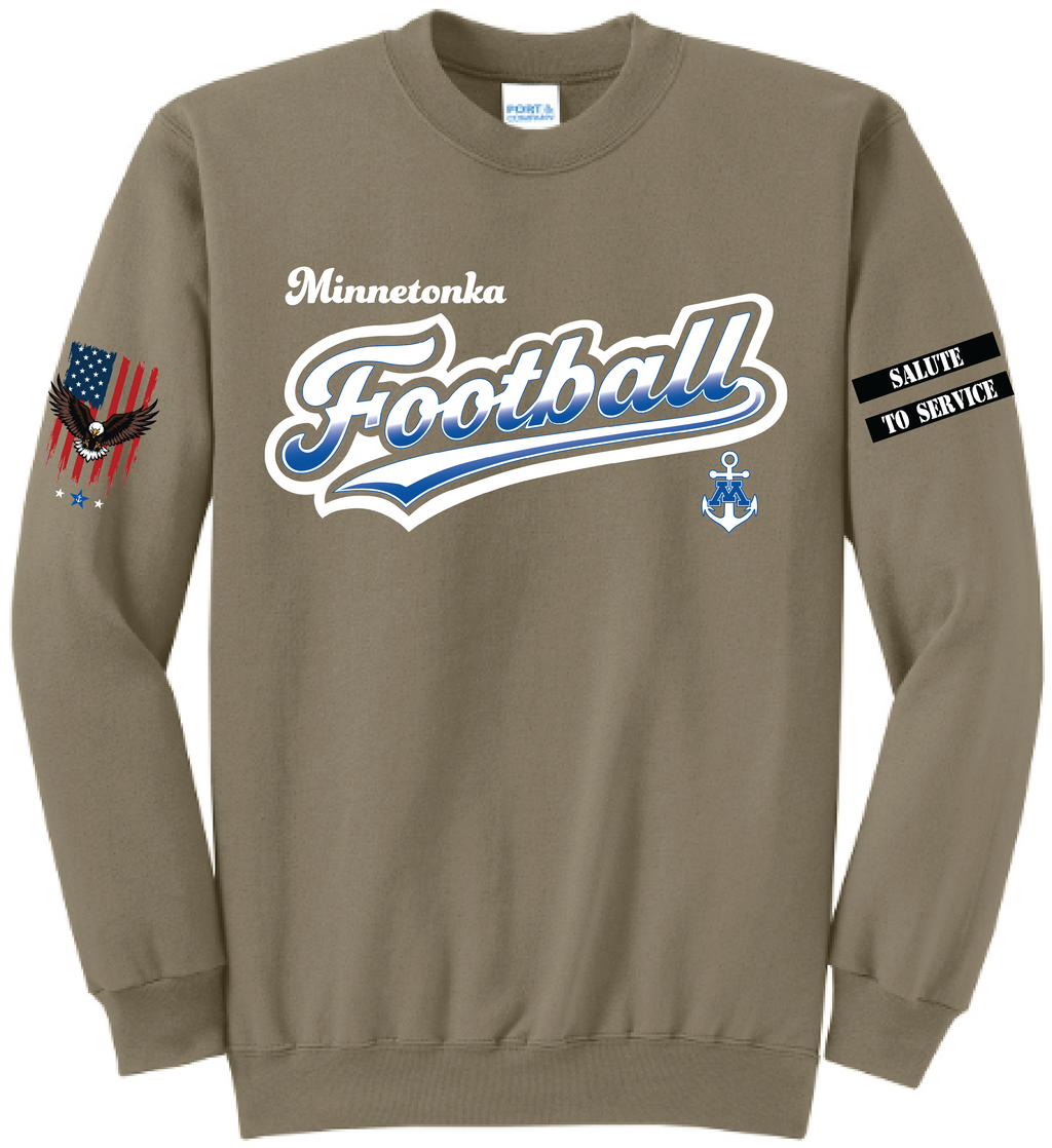 Unisex TFA Salute To Service Core Fleece Crewneck Sweatshirt