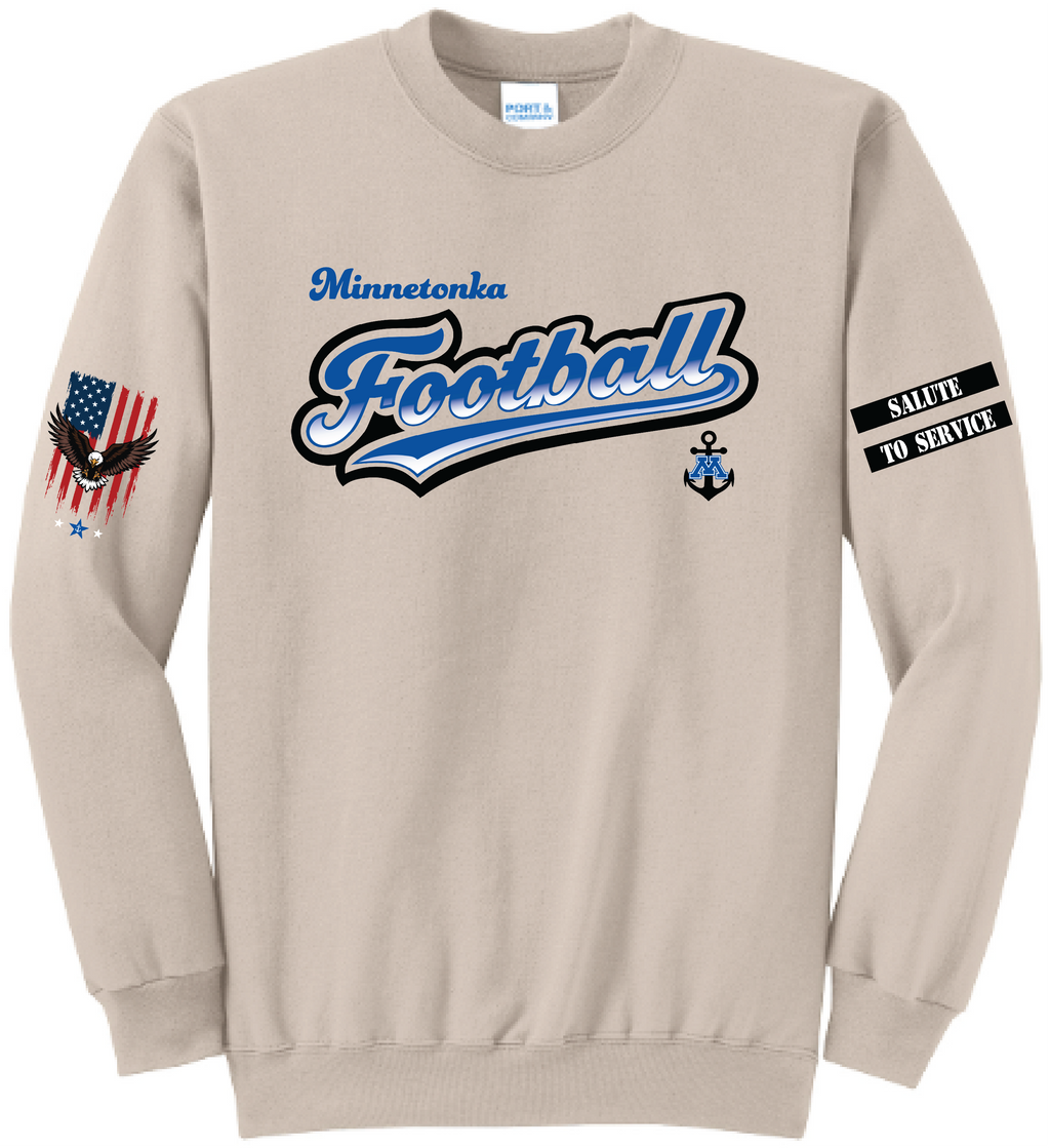 Unisex TFA Salute To Service Core Fleece Crewneck Sweatshirt