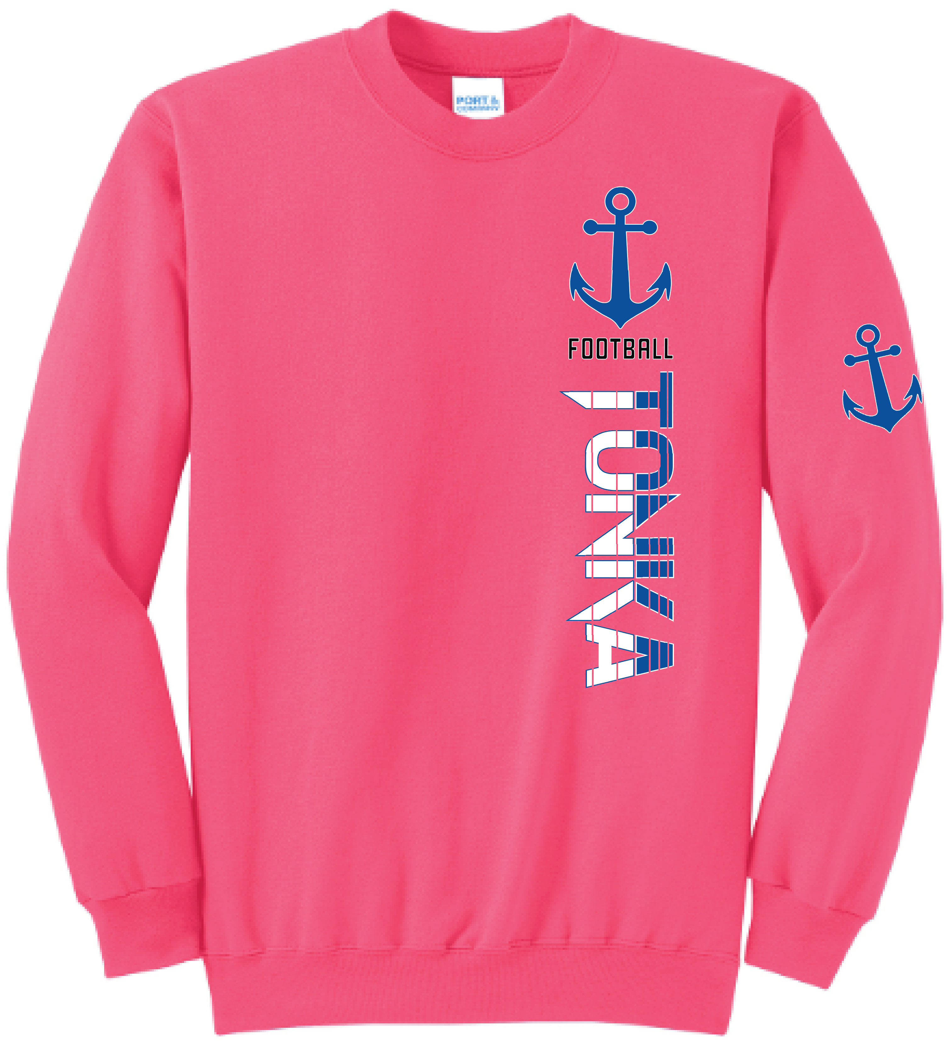 Show Your Pink Men's Core Fleece Crewneck Sweatshirt
