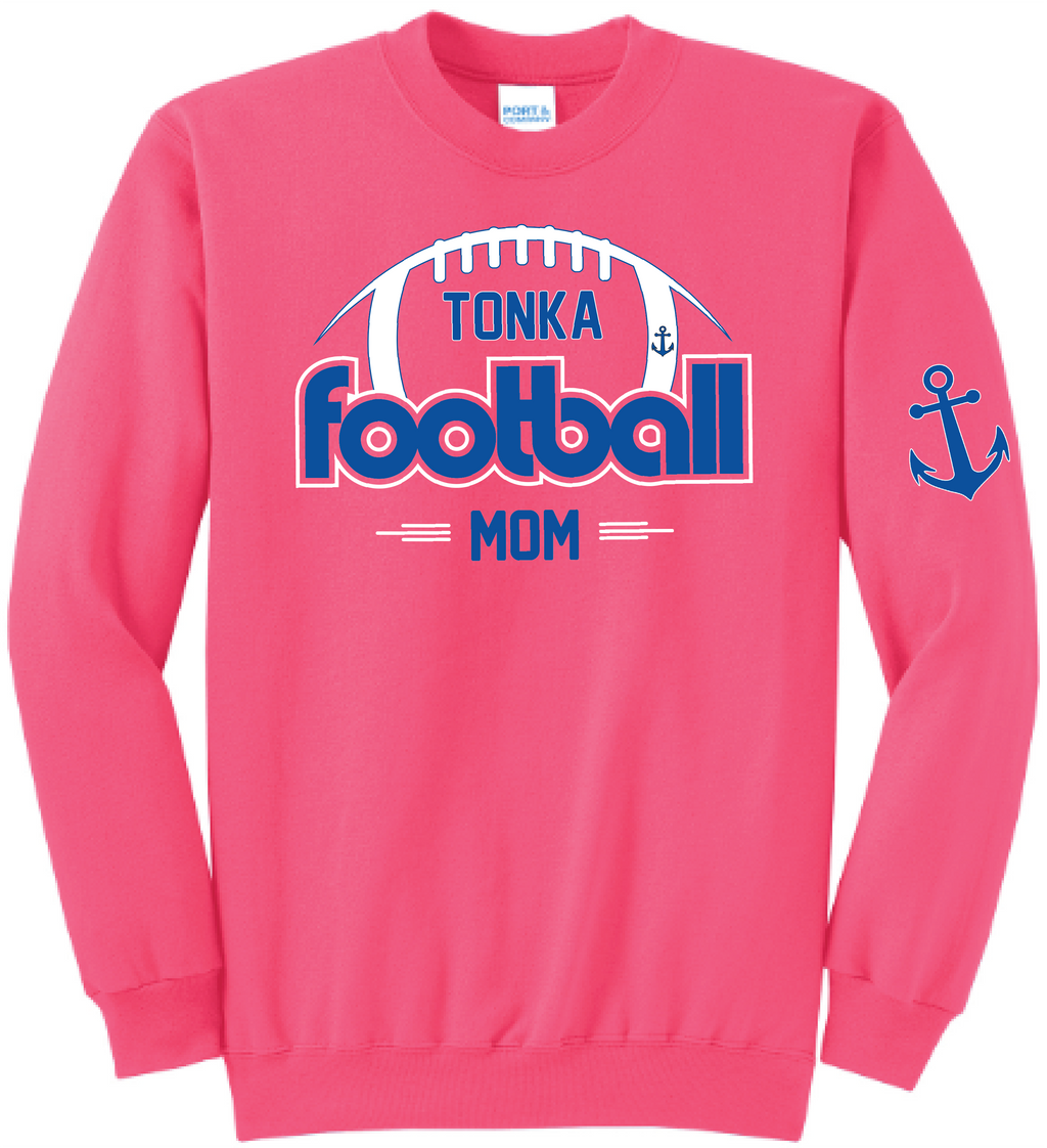 Show Your Pink Women's Football Core Fleece Crewneck Sweatshirt