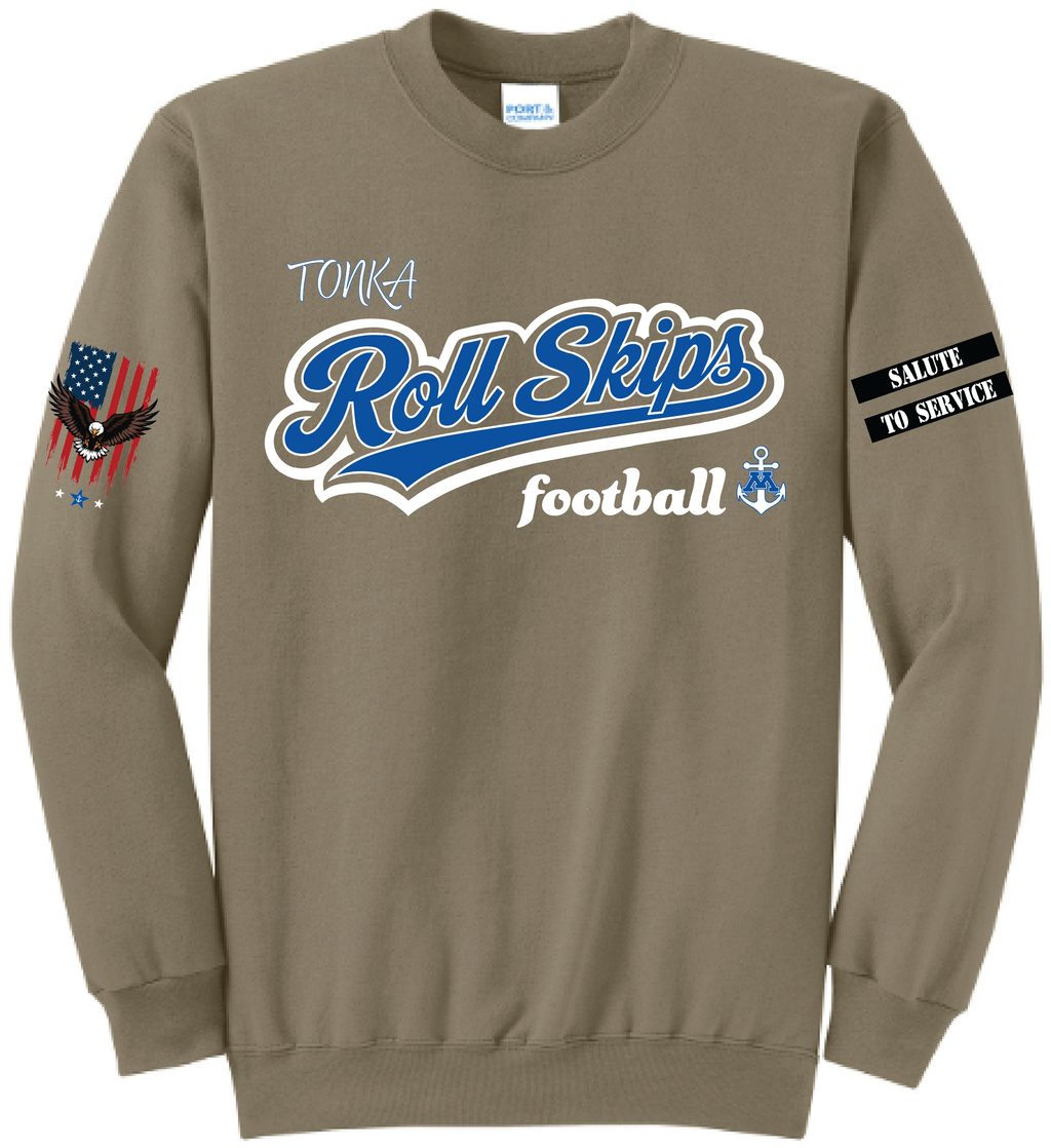 Unisex TFA Salute To Service Core Fleece Crewneck Sweatshirt