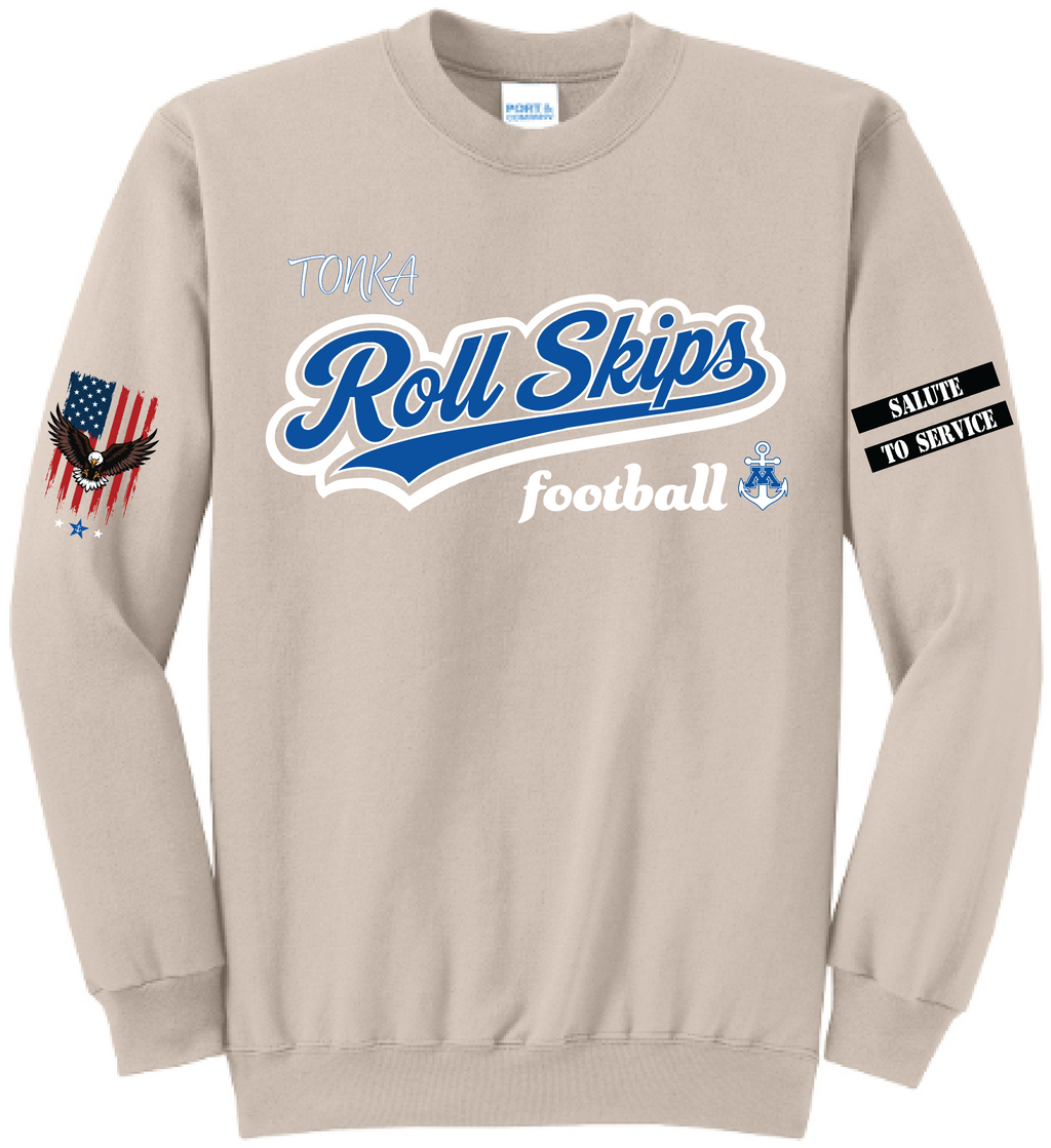 Unisex TFA Salute To Service Core Fleece Crewneck Sweatshirt