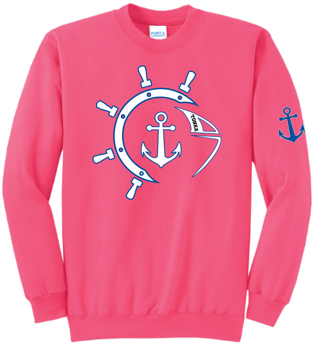 Show Your Pink Men's Core Fleece Crewneck Sweatshirt