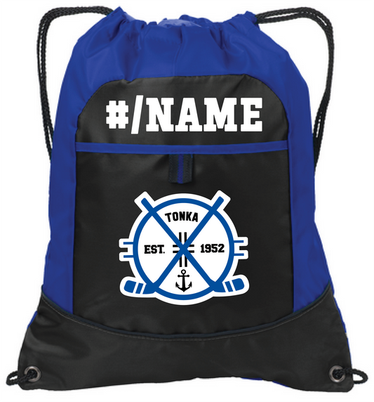 Hockey Pocket Cinch Bag