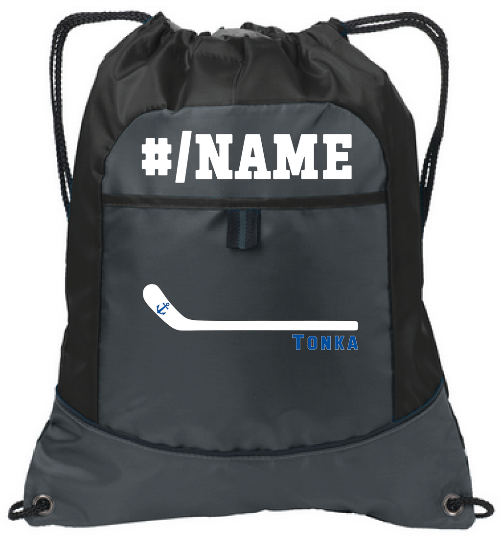 Hockey Pocket Cinch Bag