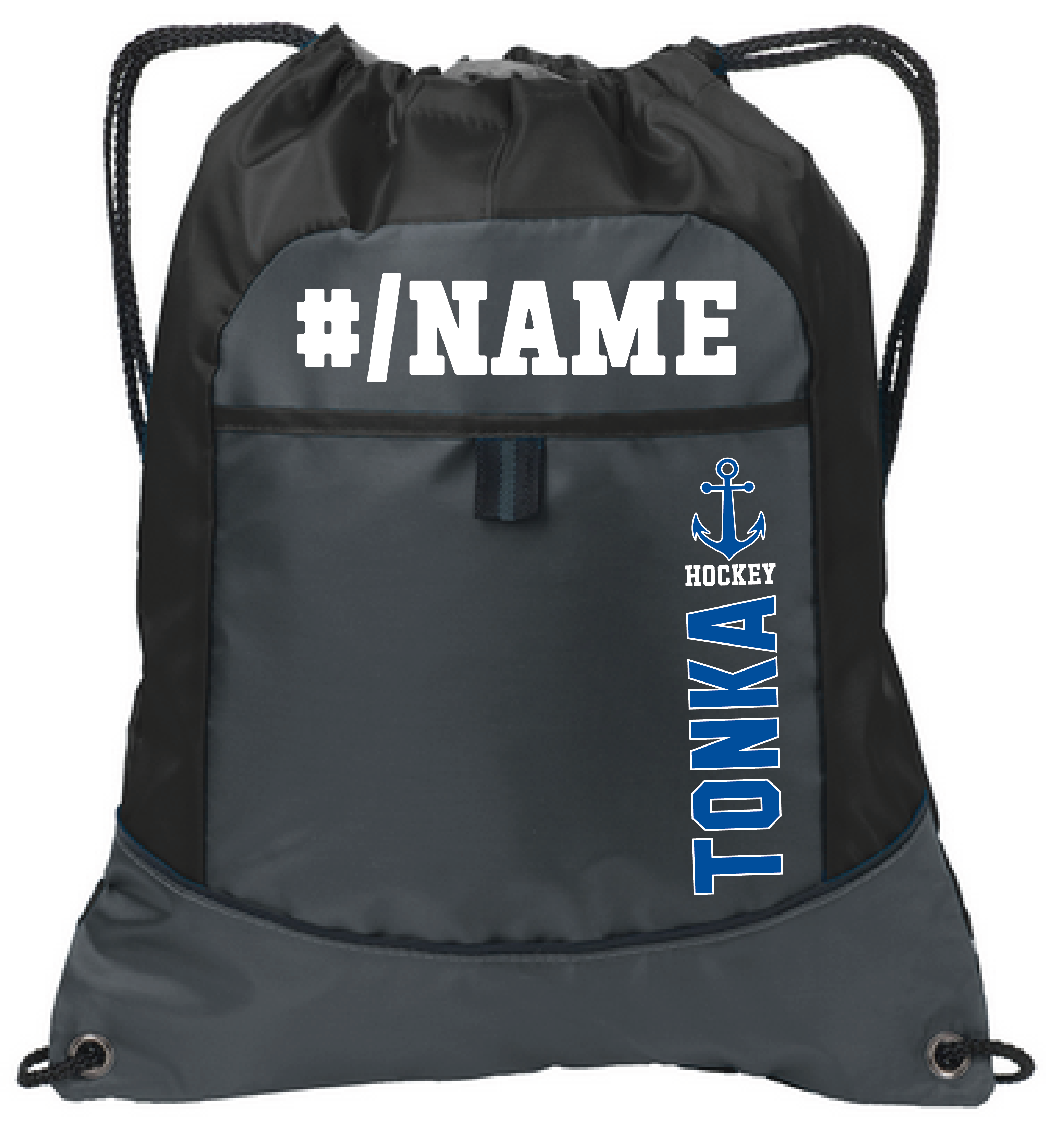 Hockey Pocket Cinch Bag