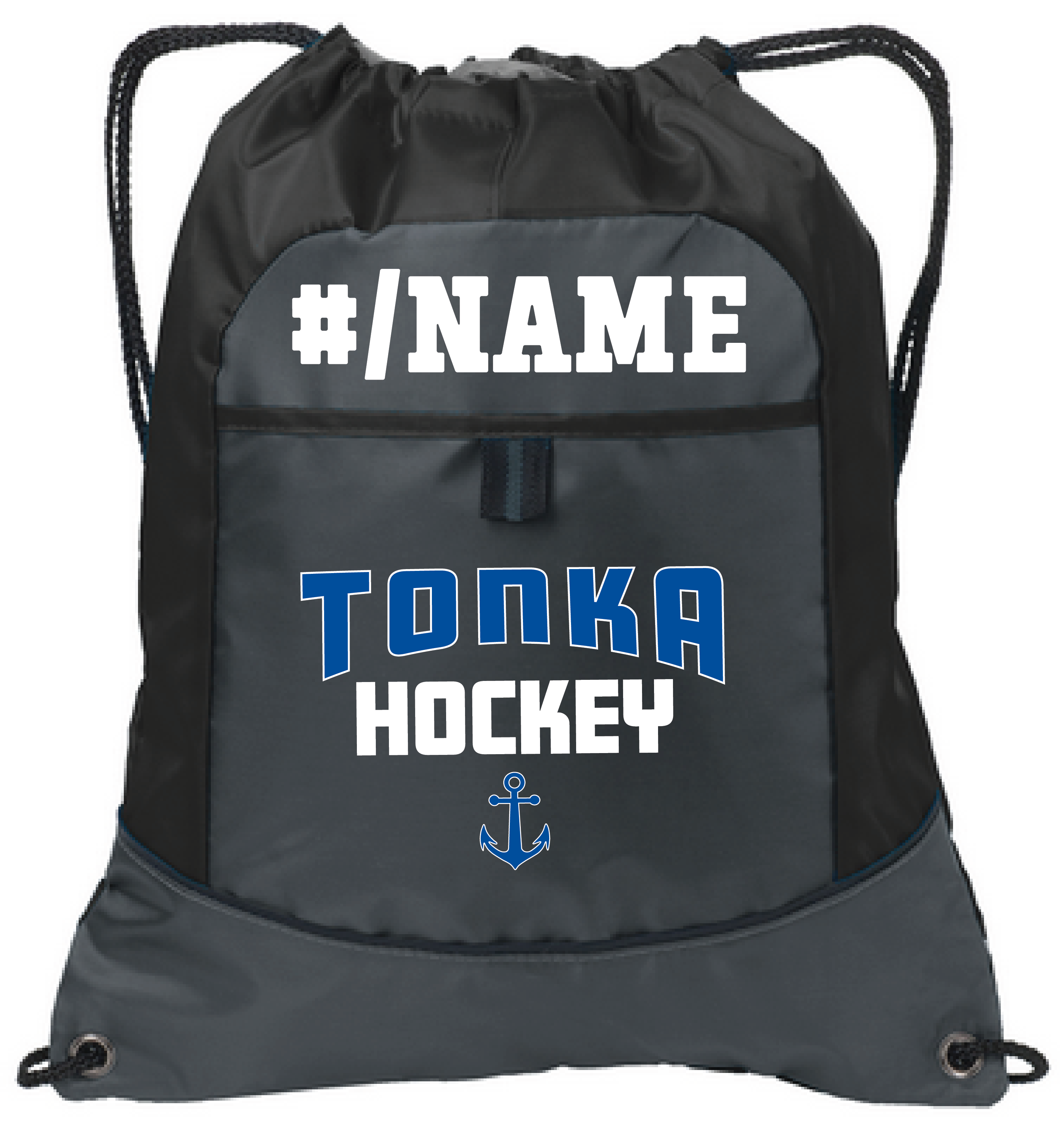 Hockey Pocket Cinch Bag