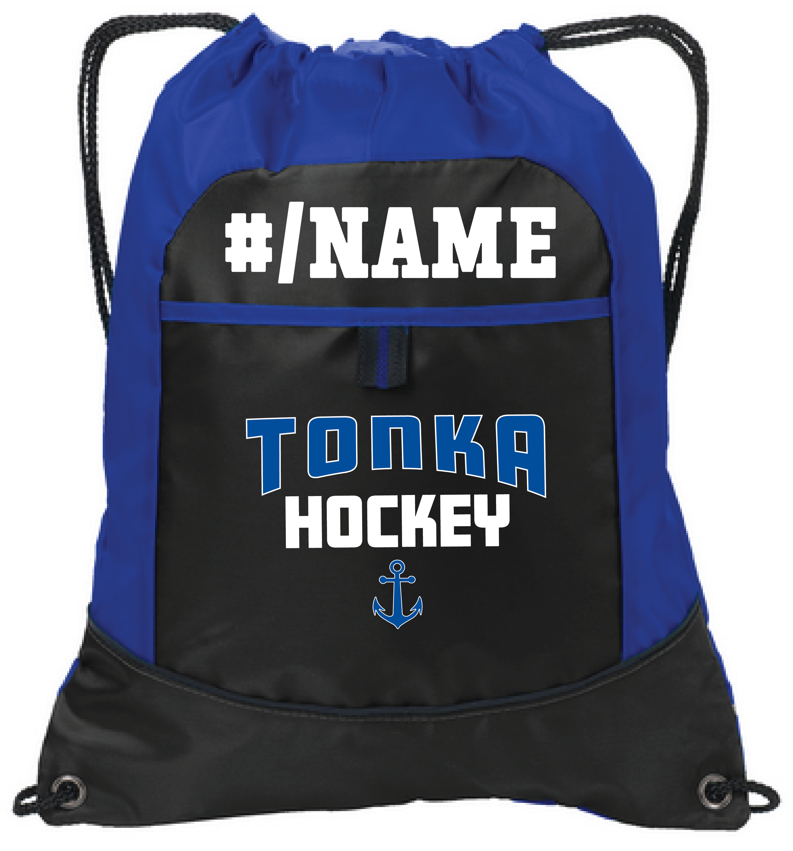 Hockey Pocket Cinch Bag