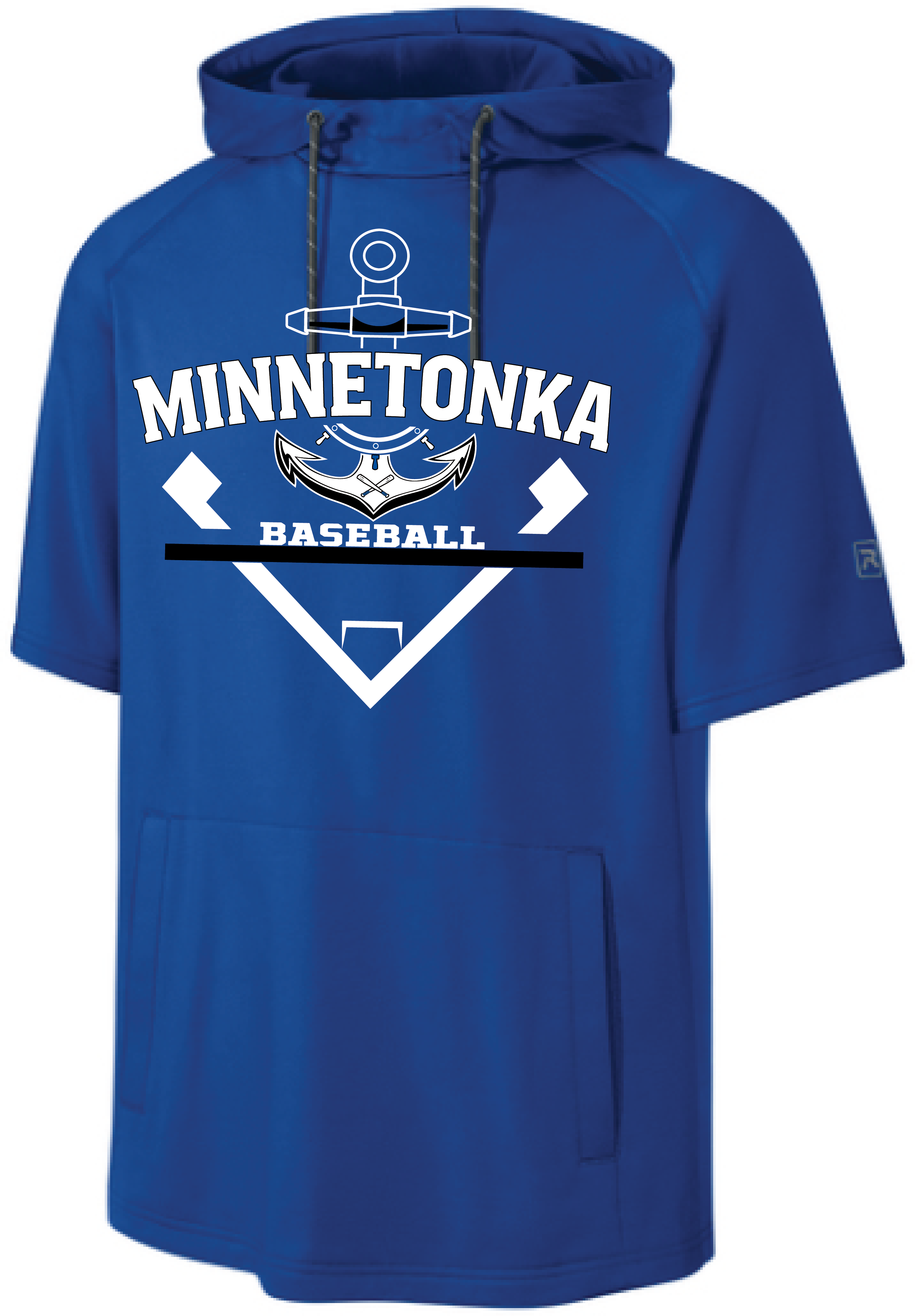 Baseball Men's Richardson Performance Fleece Short Sleeve Hoodie