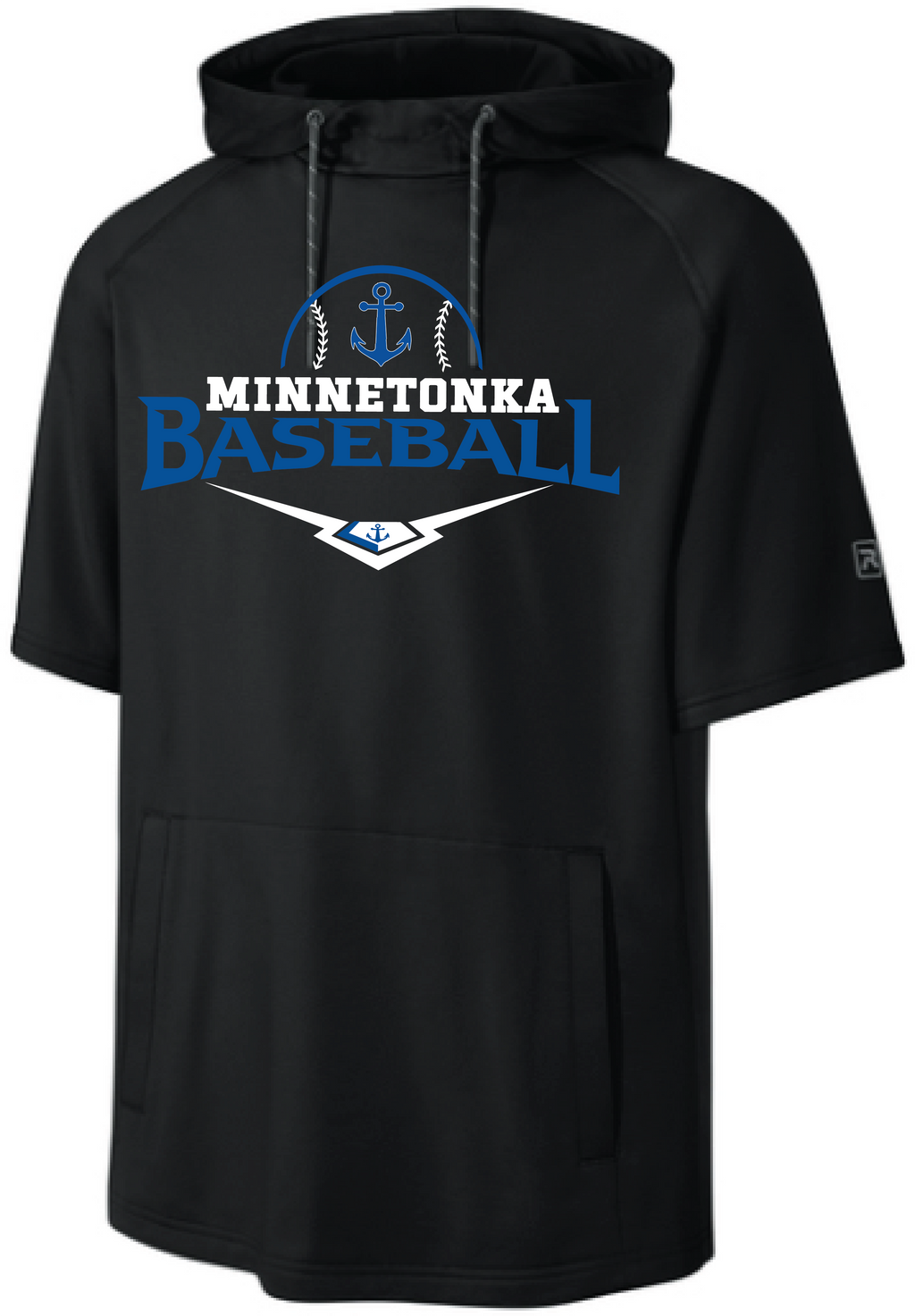 Baseball Men's Richardson Performance Fleece Short Sleeve Hoodie