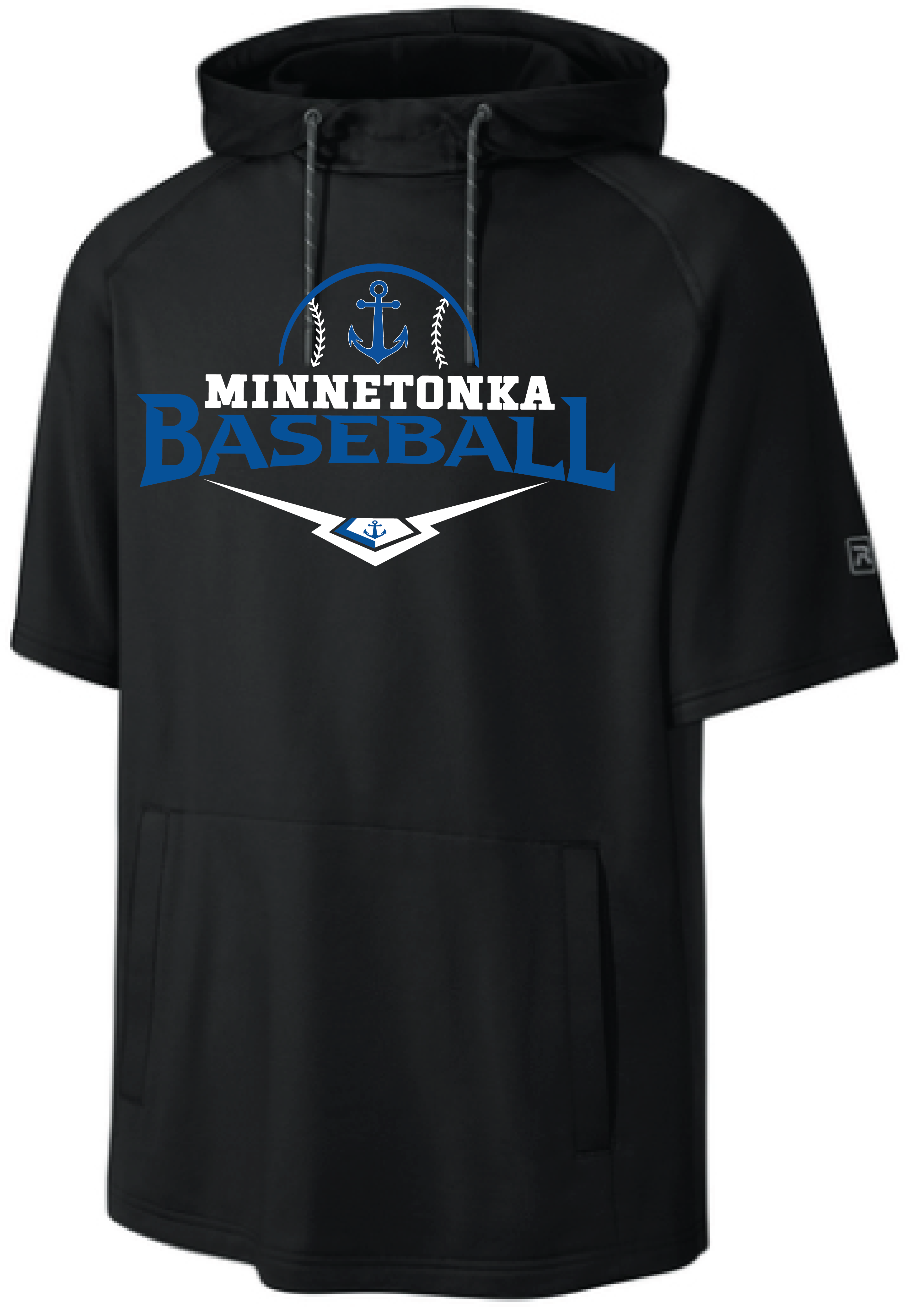 Baseball Men's Richardson Performance Fleece Short Sleeve Hoodie