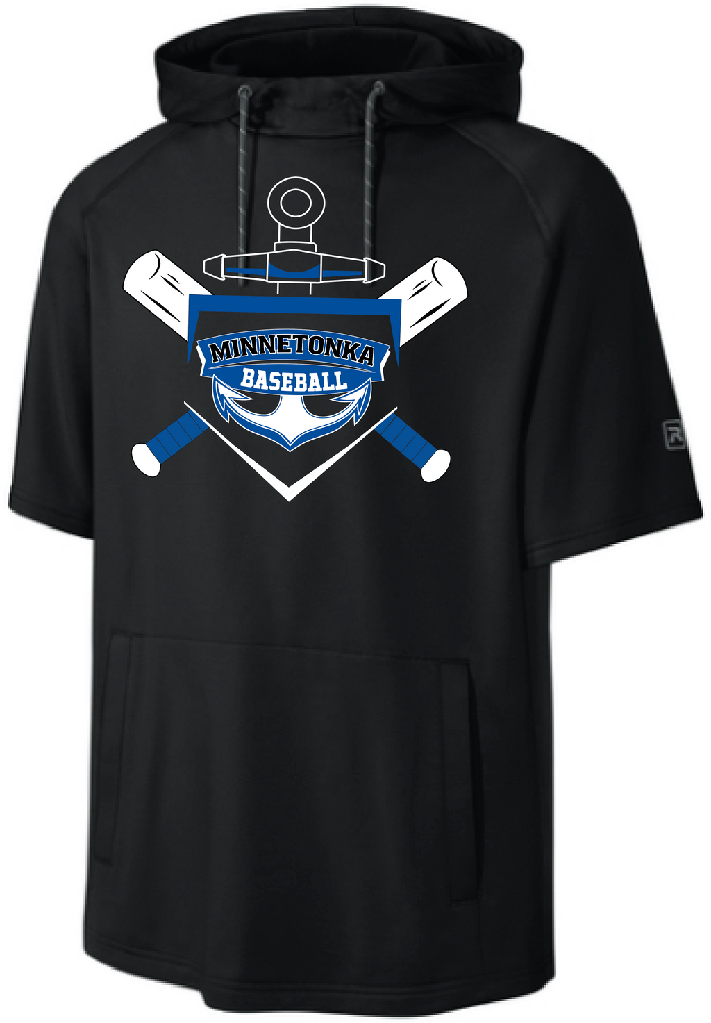 Baseball Men's Richardson Performance Fleece Short Sleeve Hoodie