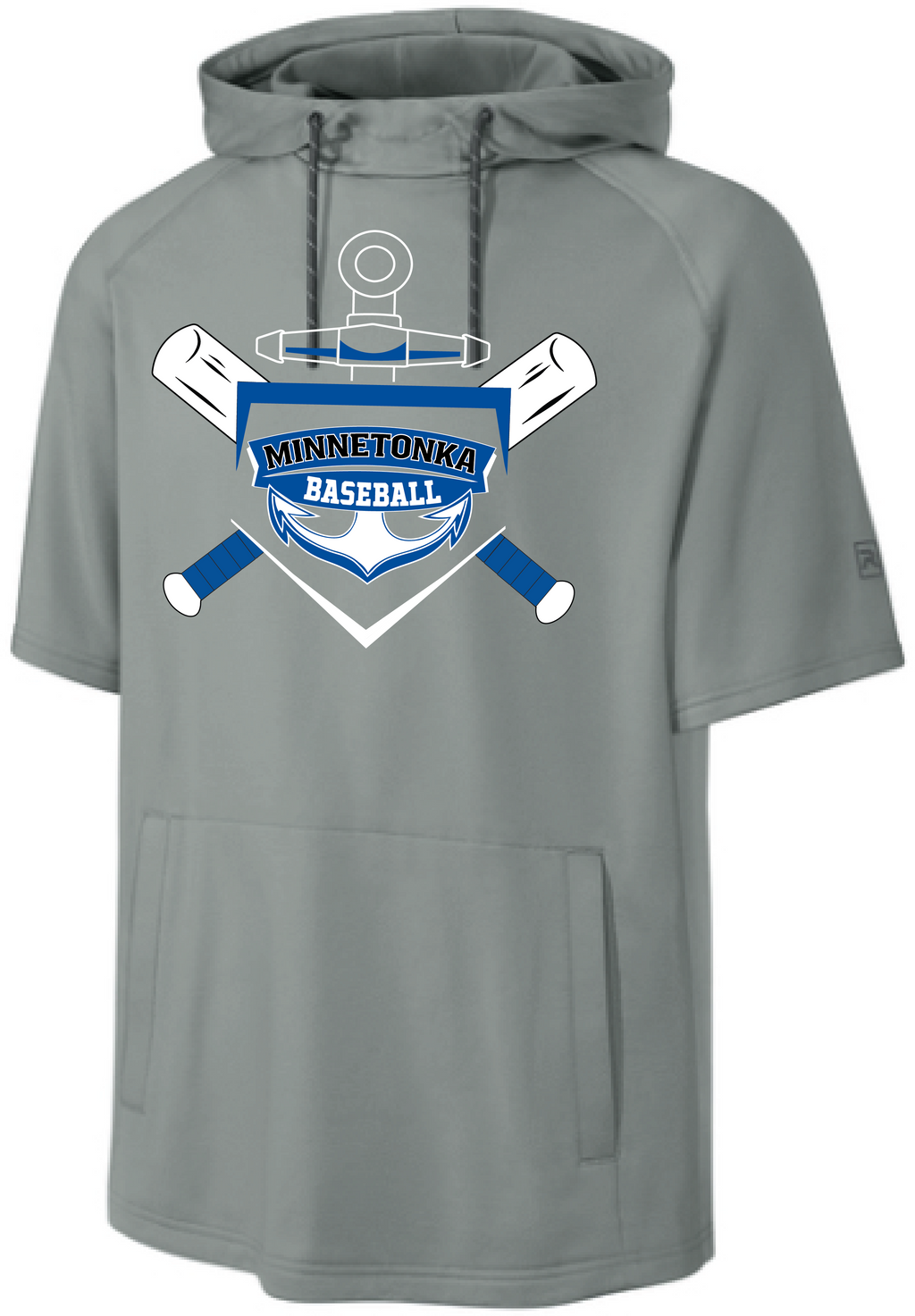 Baseball Men's Richardson Performance Fleece Short Sleeve Hoodie