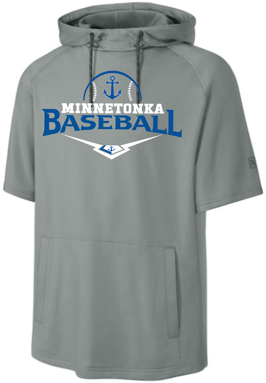 Baseball Men's Richardson Performance Fleece Short Sleeve Hoodie