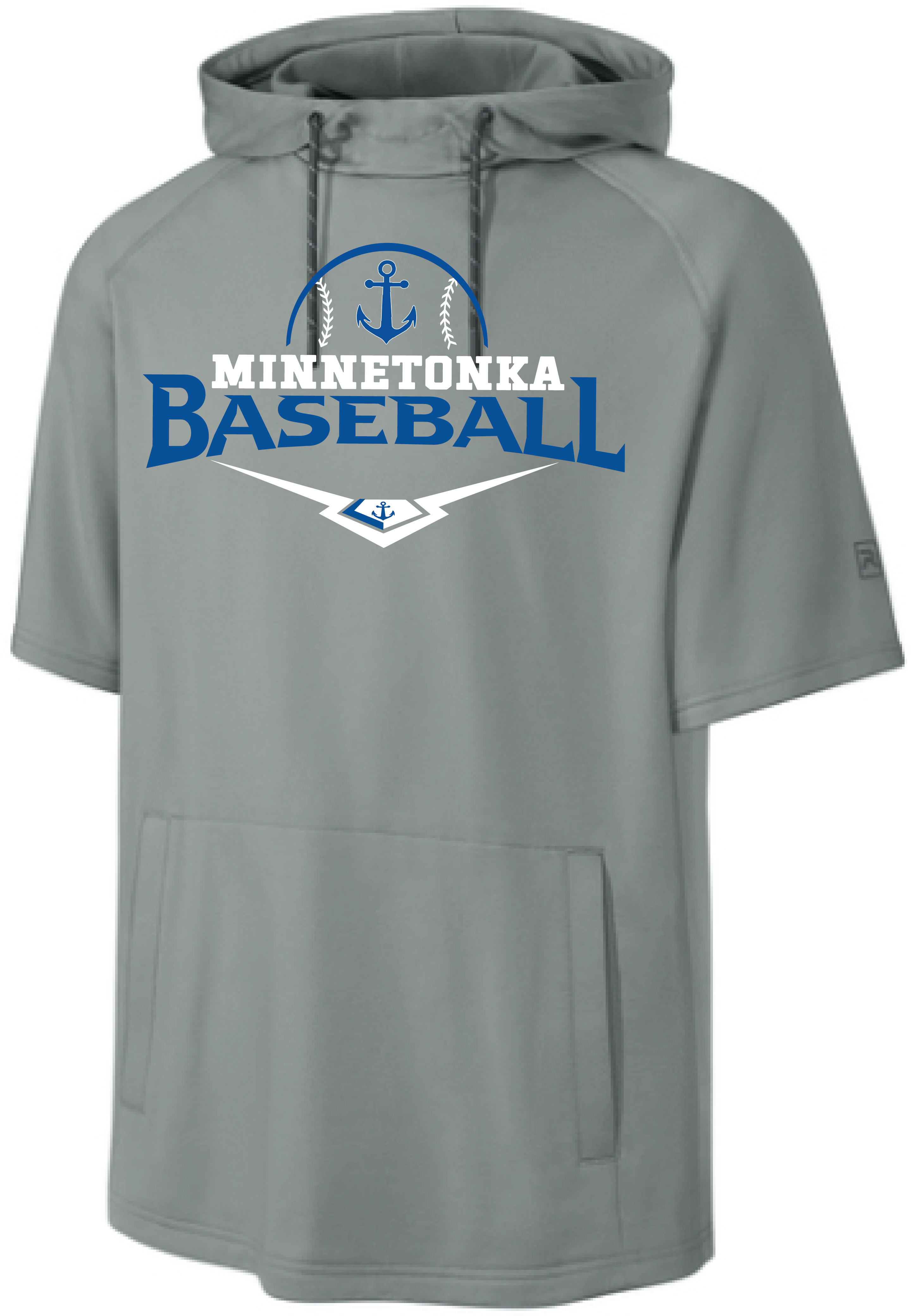 Baseball Men's Richardson Performance Fleece Short Sleeve Hoodie