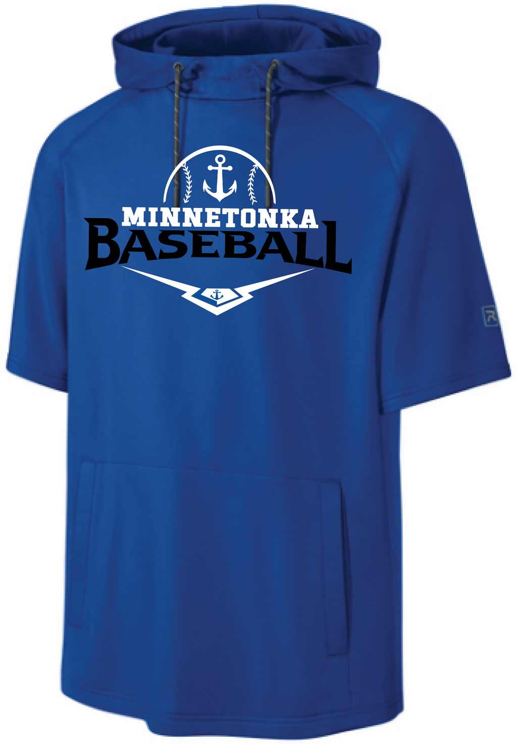 Baseball Men's Richardson Performance Fleece Short Sleeve Hoodie