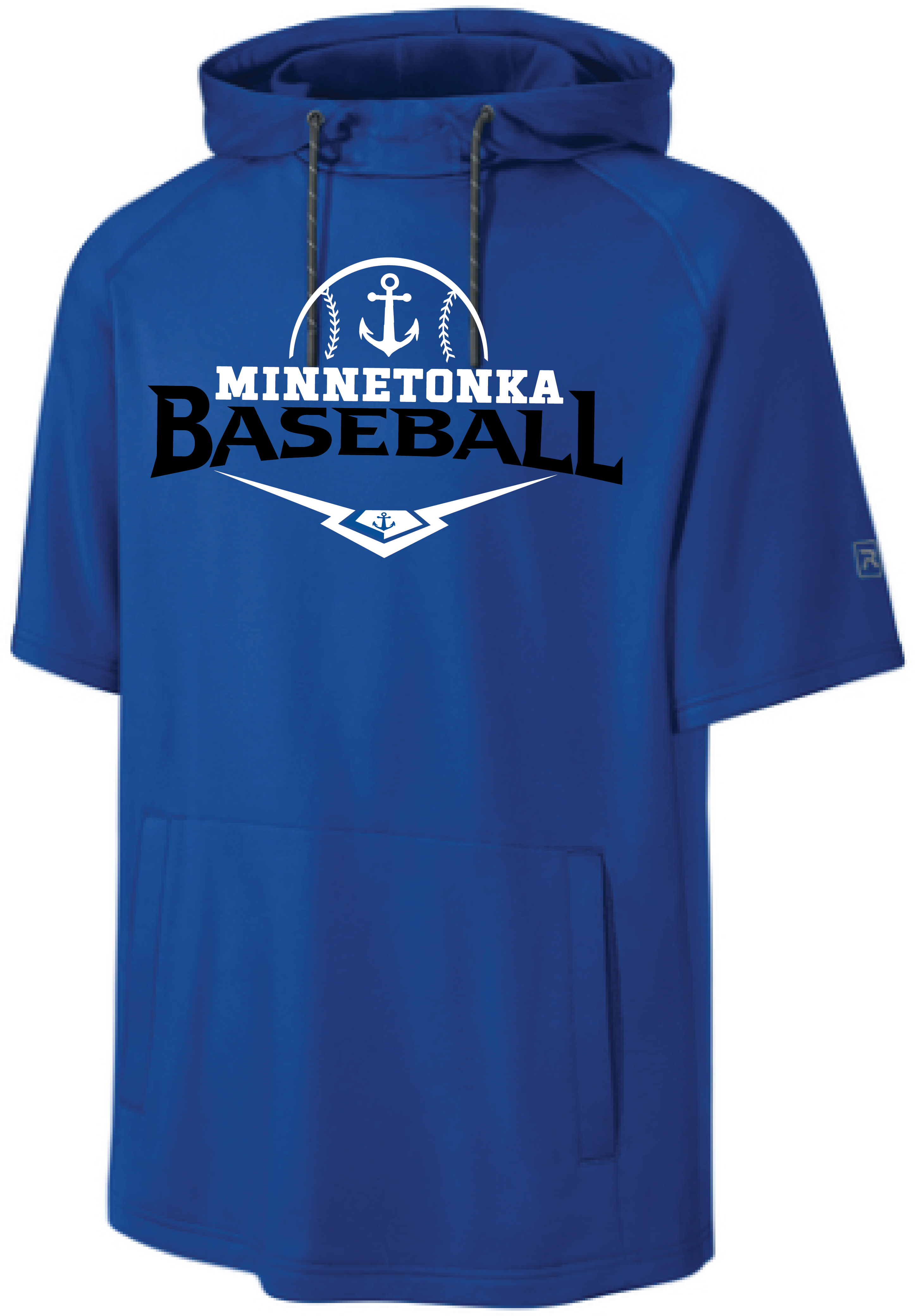 Baseball Men's Richardson Performance Fleece Short Sleeve Hoodie