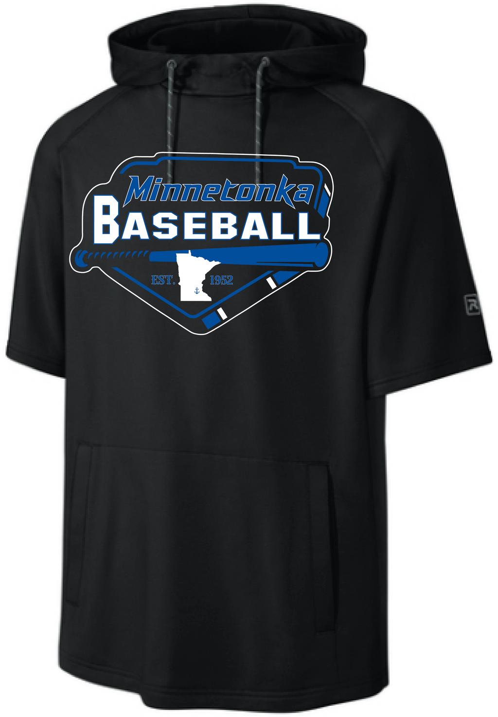 Baseball Men's Richardson Performance Fleece Short Sleeve Hoodie