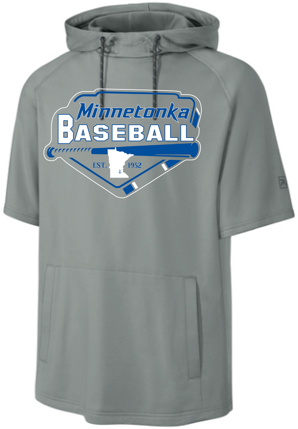 Baseball Men's Richardson Performance Fleece Short Sleeve Hoodie