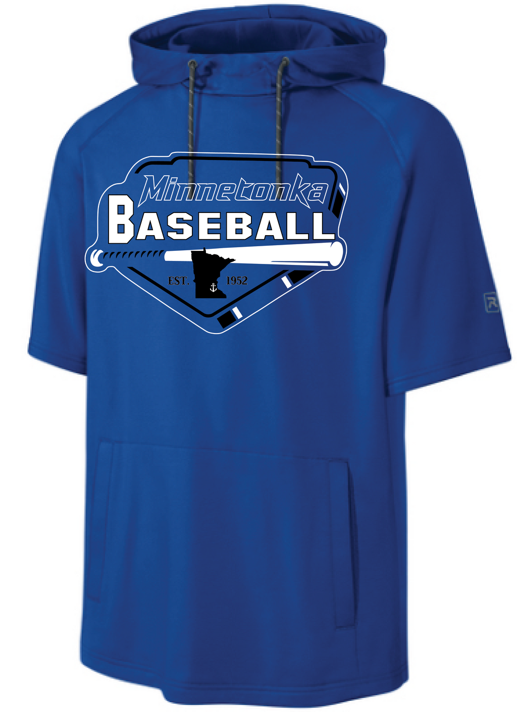 Baseball Men's Richardson Performance Fleece Short Sleeve Hoodie