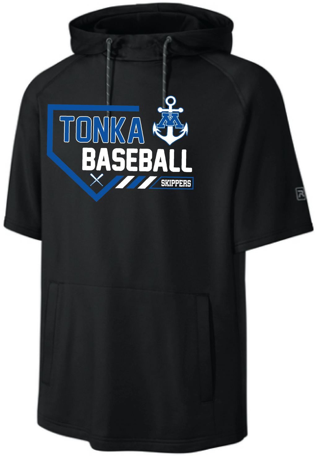 Baseball Men's Richardson Performance Fleece Short Sleeve Hoodie