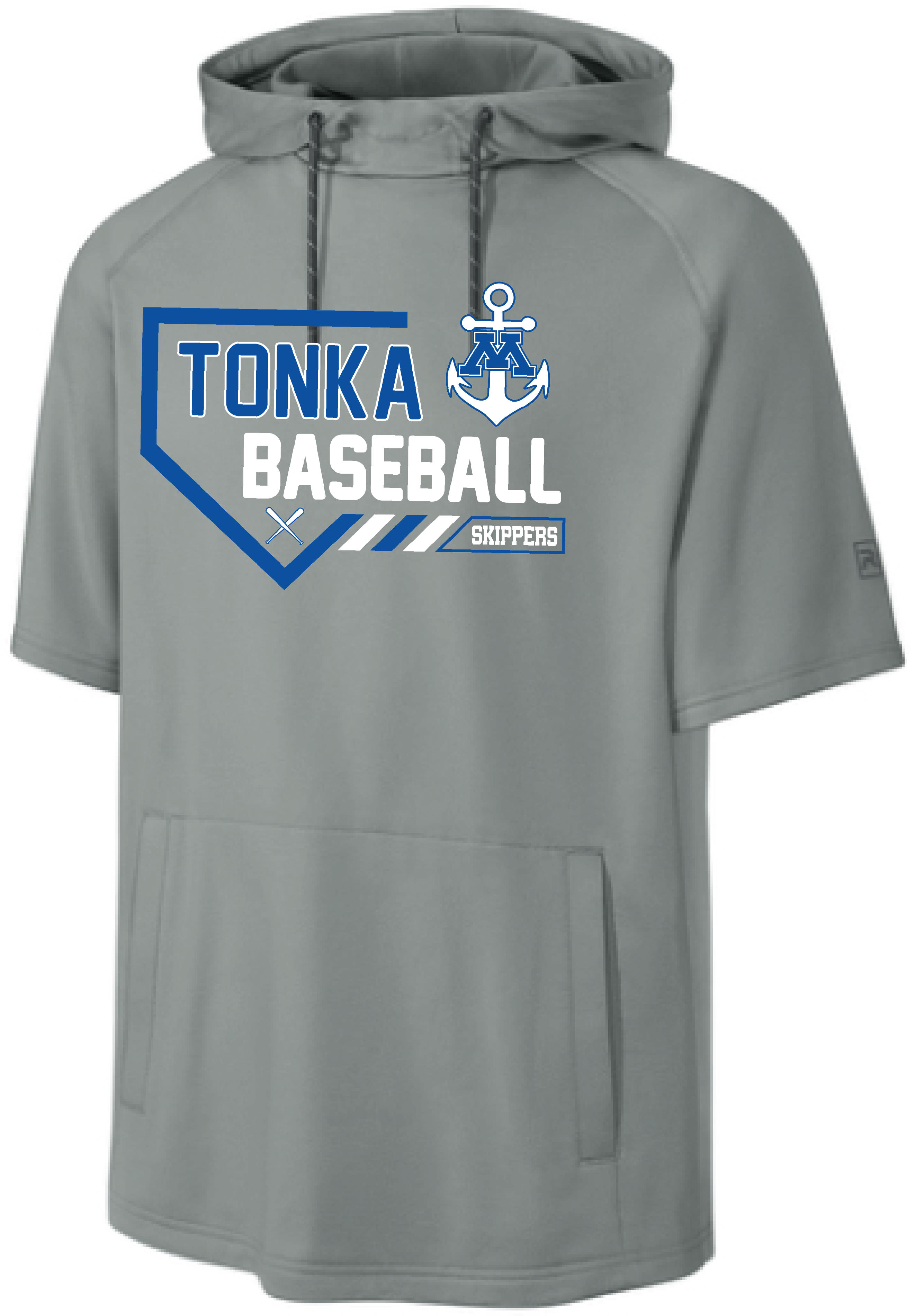 Baseball Men's Richardson Performance Fleece Short Sleeve Hoodie