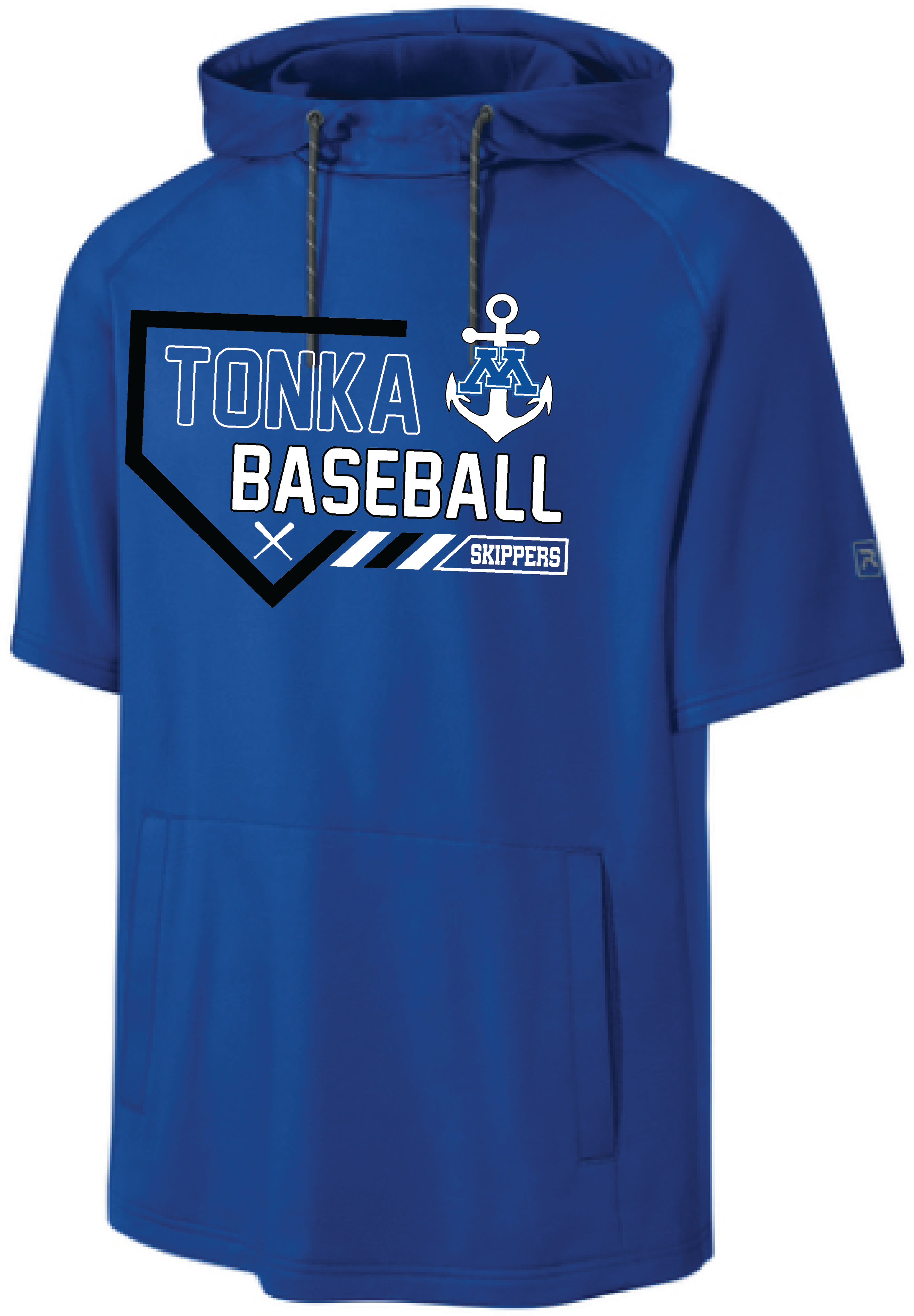 Baseball Men's Richardson Performance Fleece Short Sleeve Hoodie