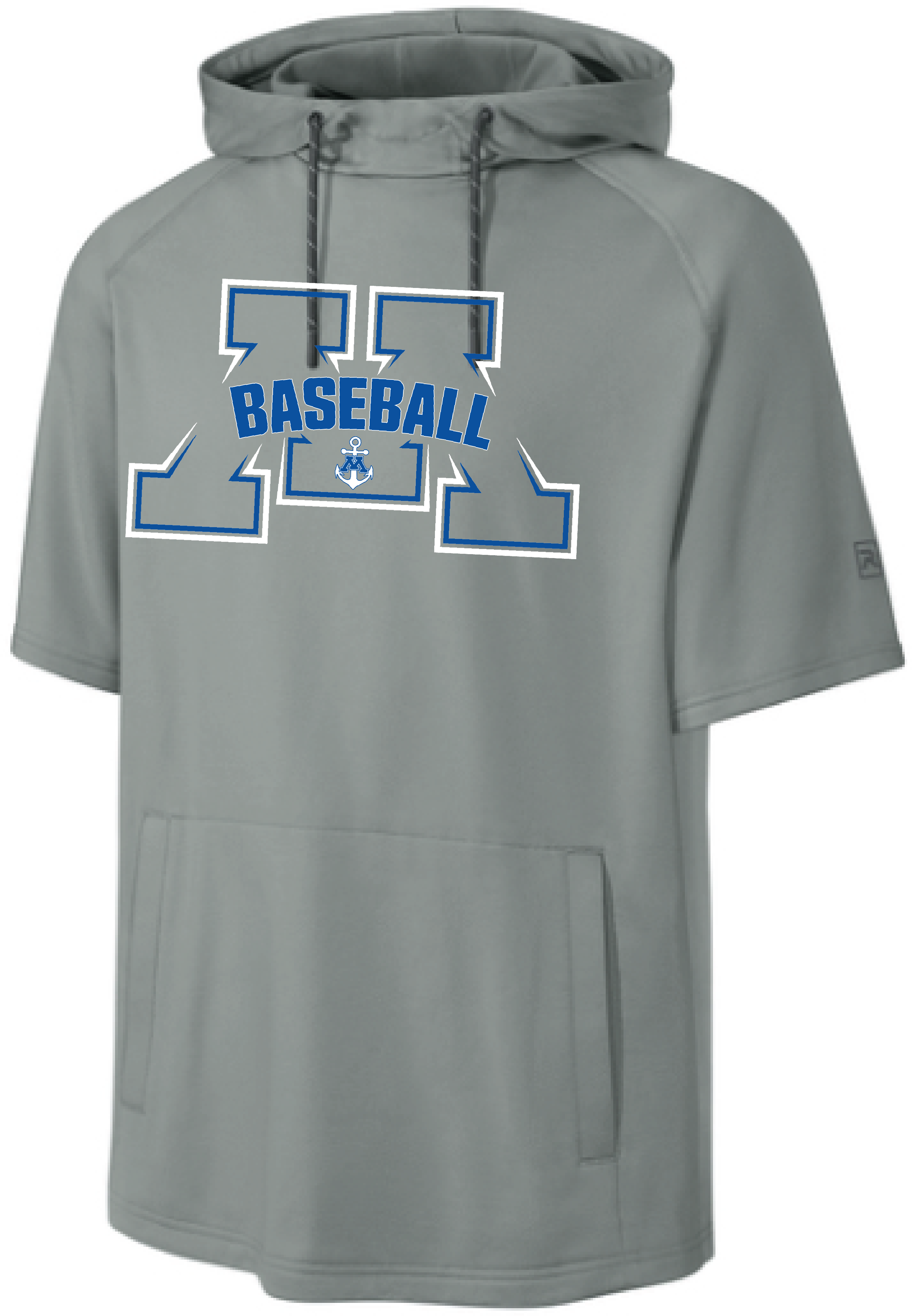 Baseball Men's Richardson Performance Fleece Short Sleeve Hoodie