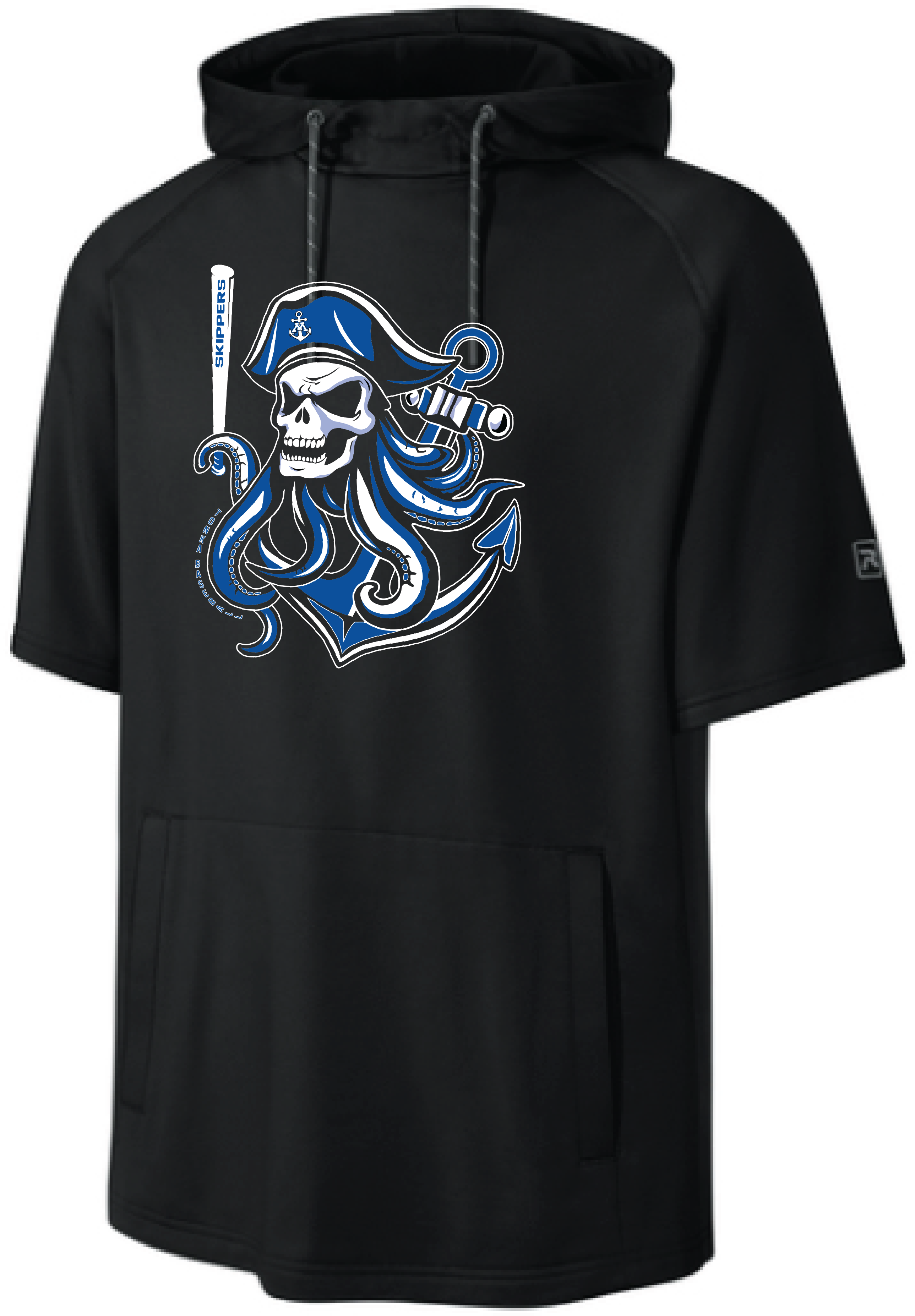 Baseball Men's Richardson Performance Fleece Short Sleeve Hoodie