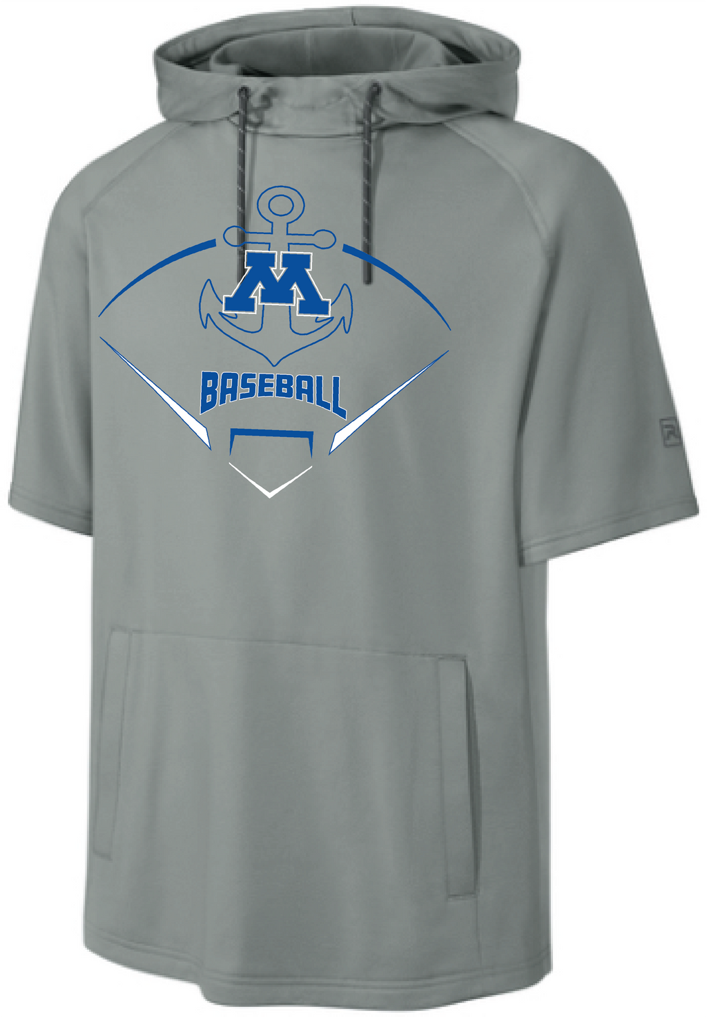 Baseball Men's Richardson Performance Fleece Short Sleeve Hoodie